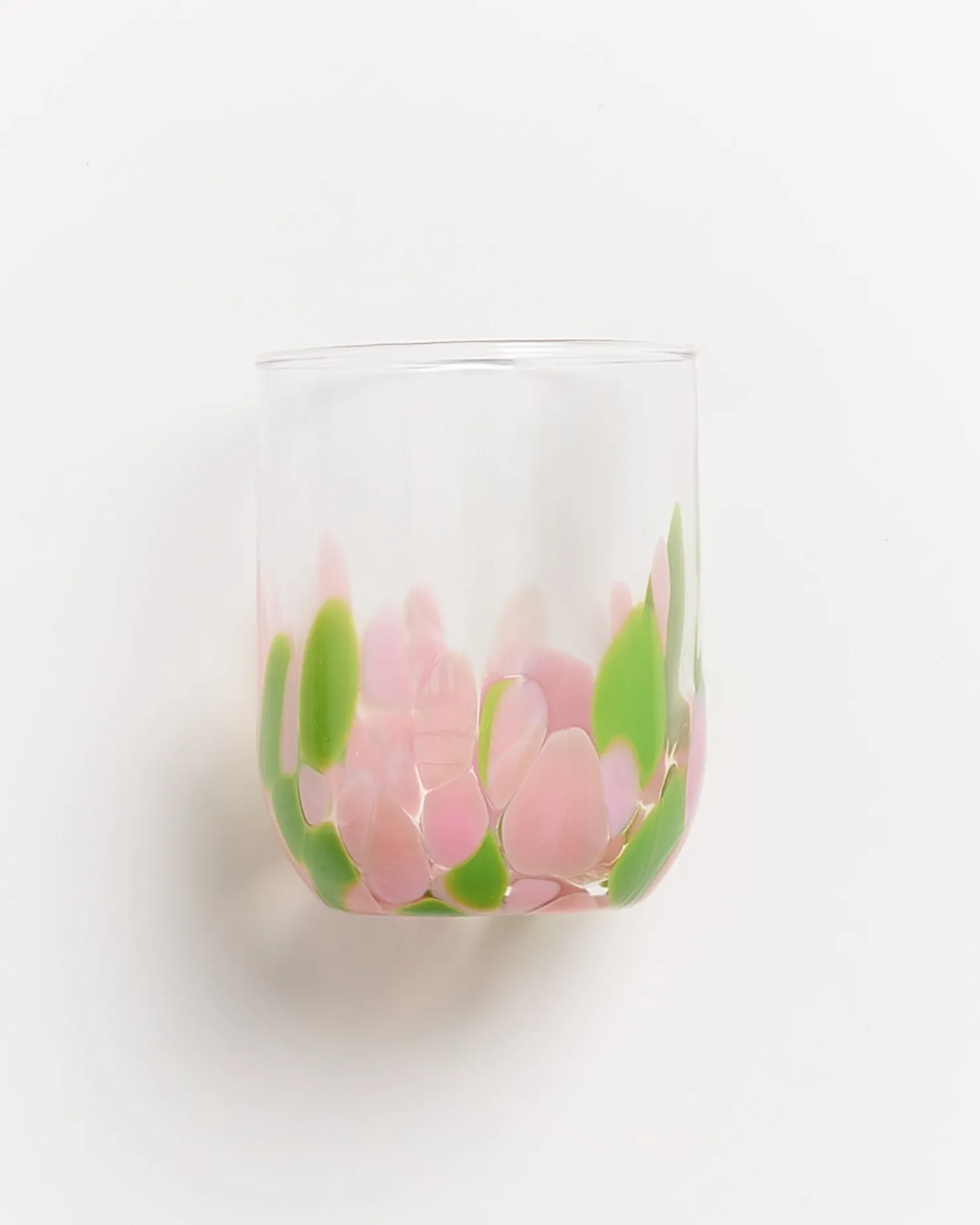 alegria__glass_large_drops_pink_green_2.webp Motel a Miio Große Gläser^Alegria - Glass Large drops pink green