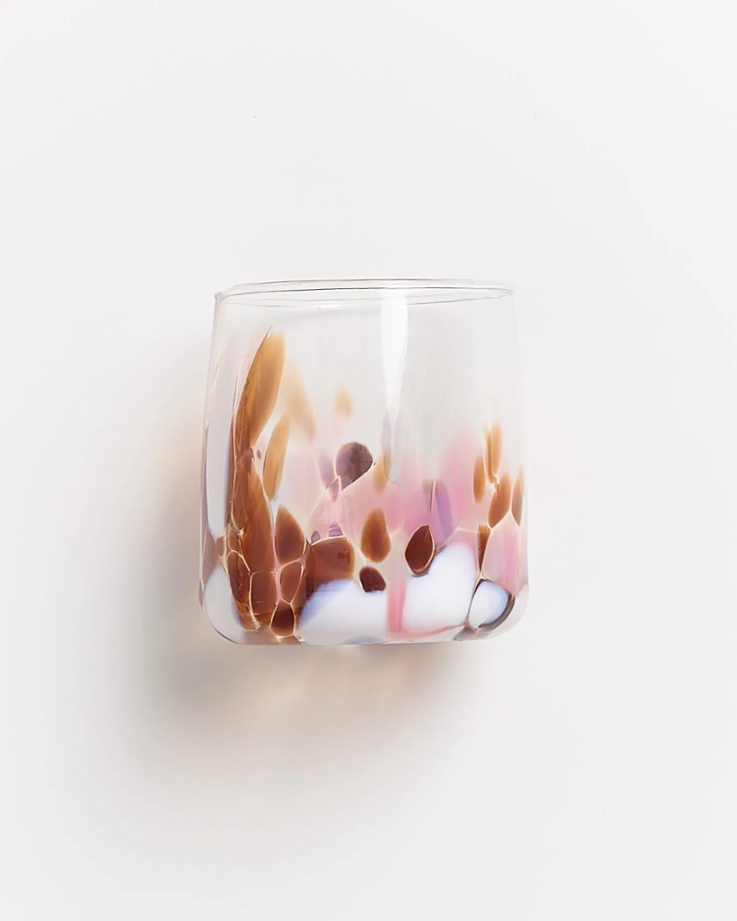 alegria__glass_small_big_drops_amber_pink_2.webp Motel a Miio Kleine Gläser^Alegria - Glass Small Big Drops Amber Pink drops bernstein rosa