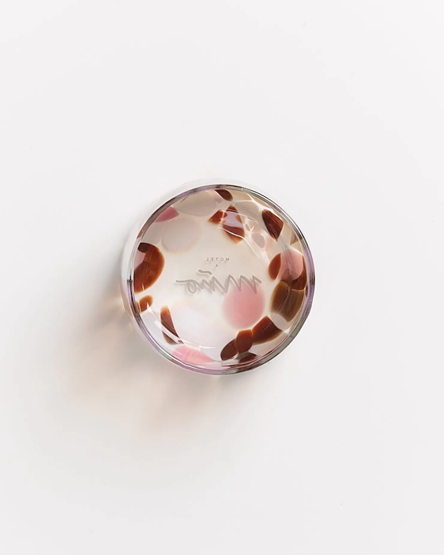 alegria__glass_small_big_drops_amber_pink_3.webp Motel a Miio Kleine Gläser^Alegria - Glass Small Big Drops Amber Pink drops bernstein rosa