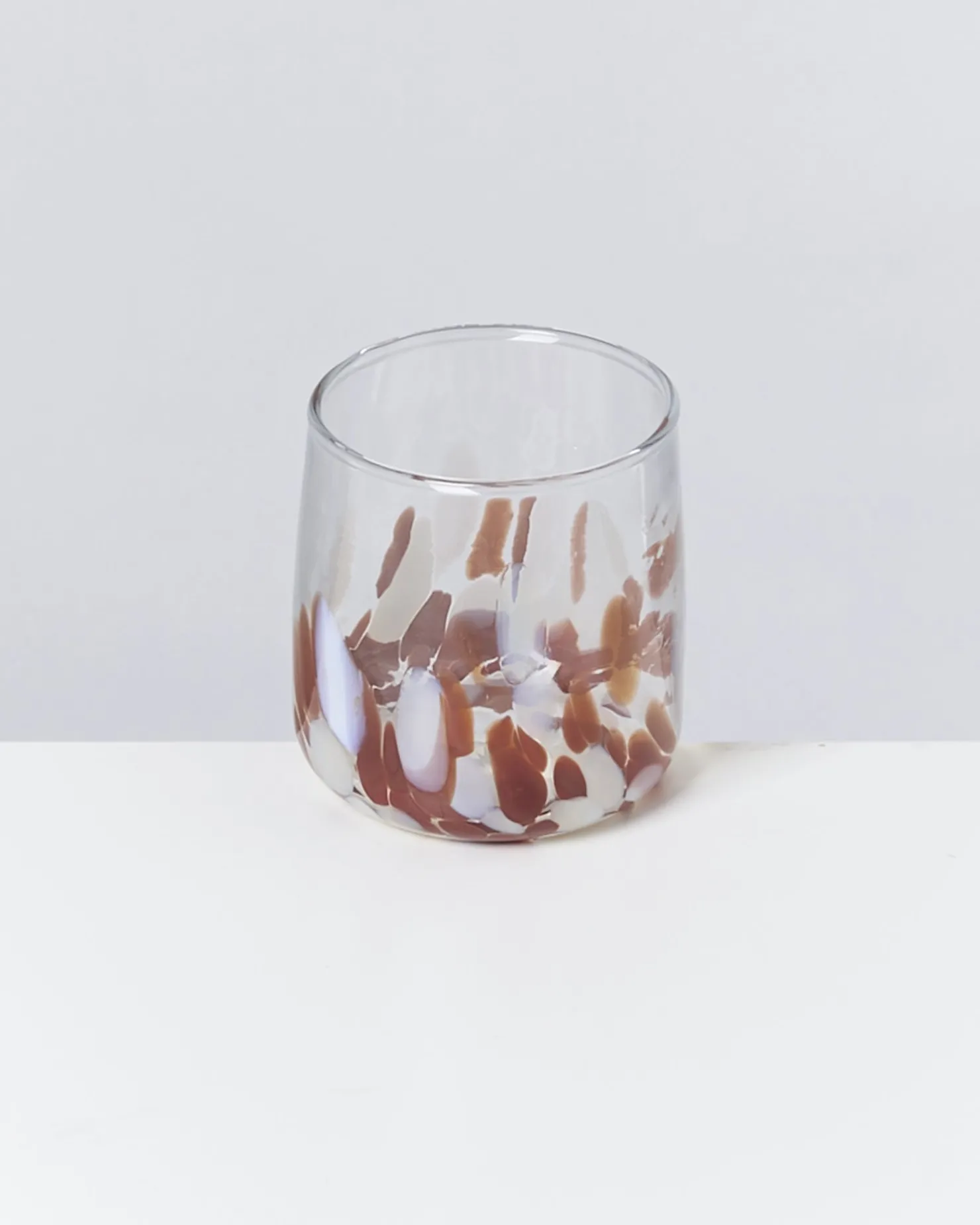 Motel a Miio Kleine Gläser^Alegria - Glass Small Big Drops Amber Sand drops bernstein sand