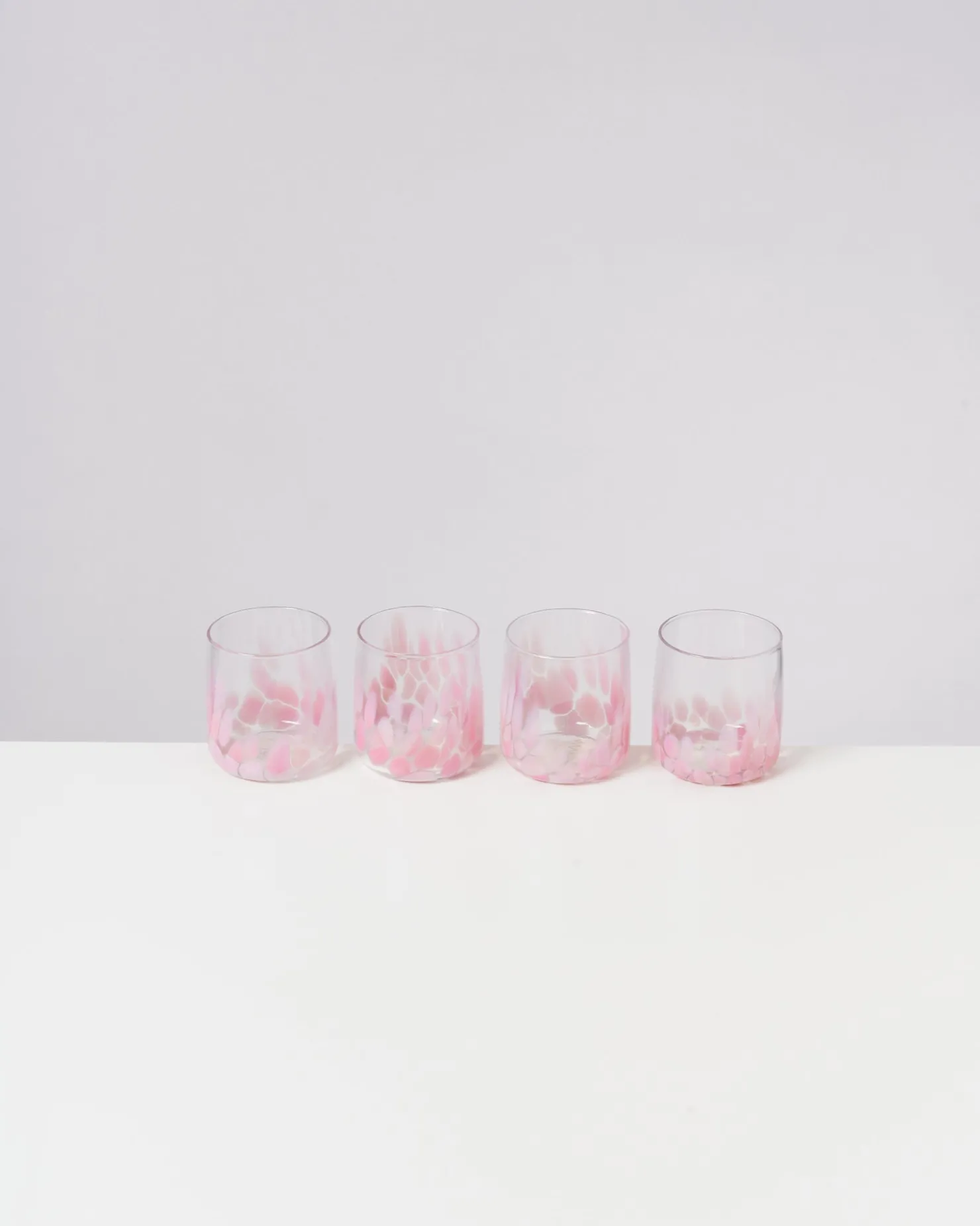 alegria__glass_small_big_drops_pink_4.webp Motel a Miio Kleine Gläser^Alegria - Glass Small Big Drops Pink big drops rosa