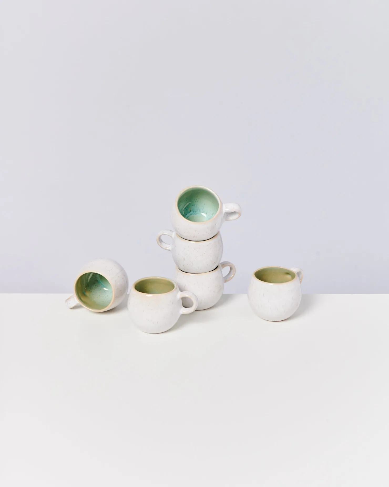 areia__set_of__espressomugs_mint_2.webp Motel a Miio Tassen-Sets^Areia - Set Of 6 Espressomugs mint