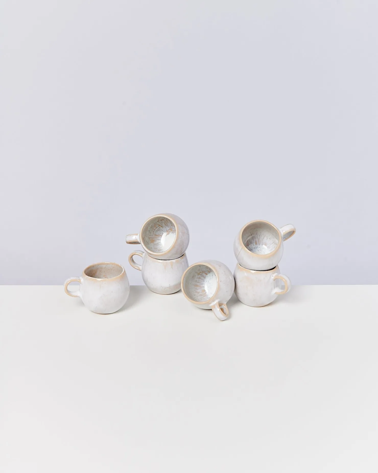 Motel a Miio Tassen-Sets^Areia - Set Of 6 Espressomugs sand
