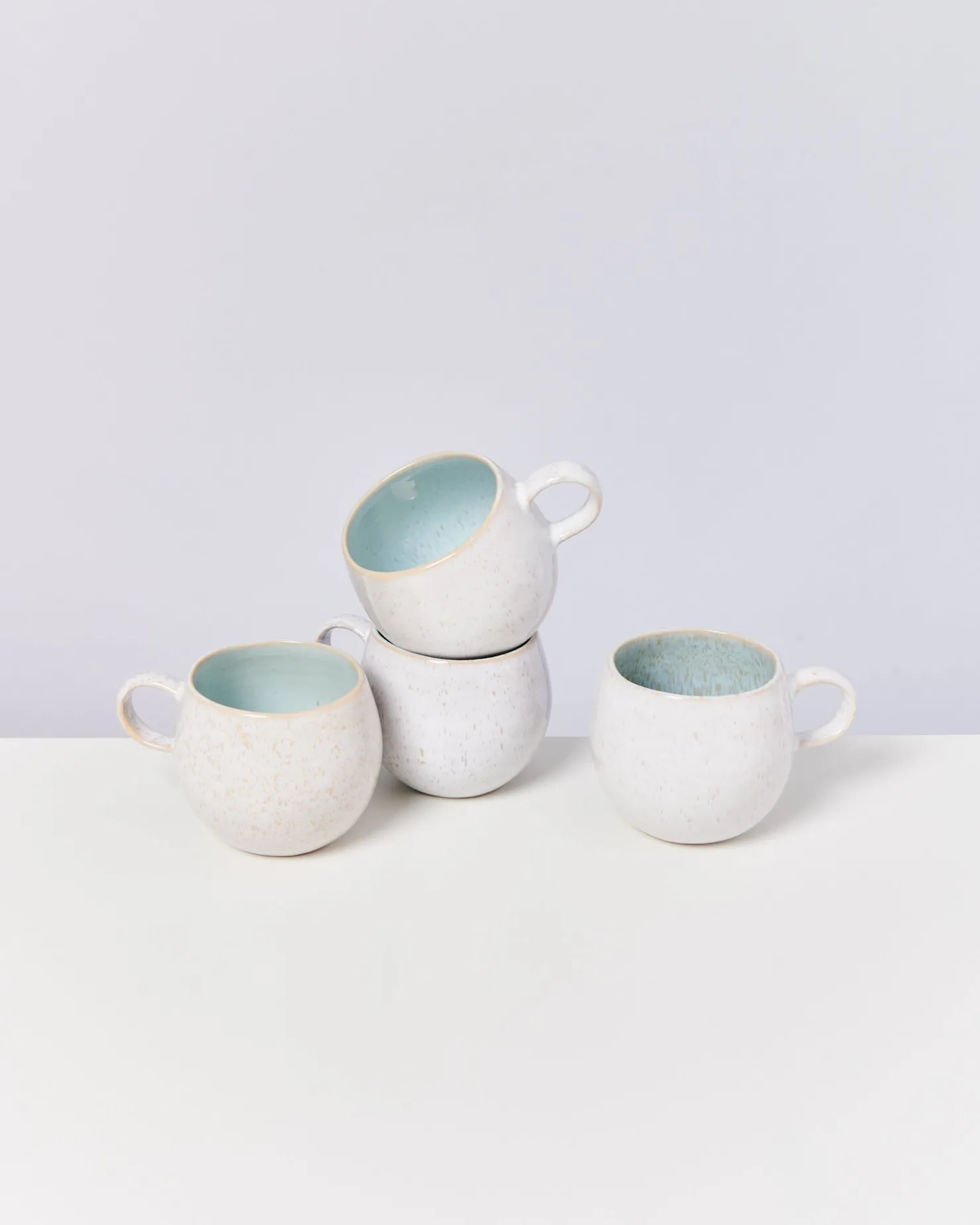 Motel a Miio Tassen-Sets^Areia - Set Of 4 Mugs Big azure