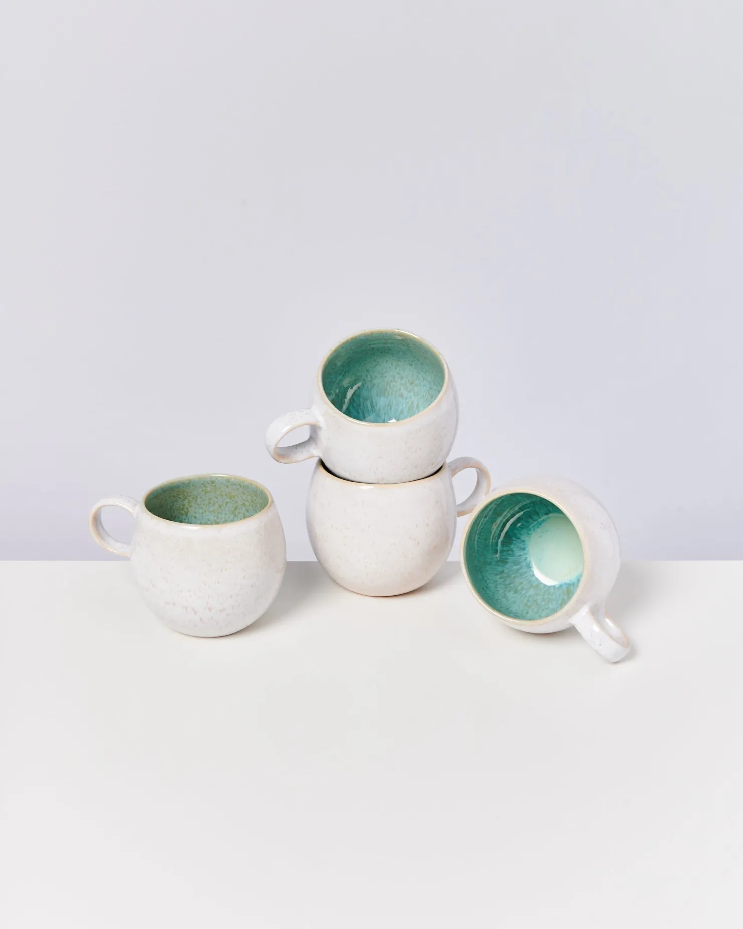Motel a Miio Tassen-Sets^Areia - Set Of 4 Mugs Big mint