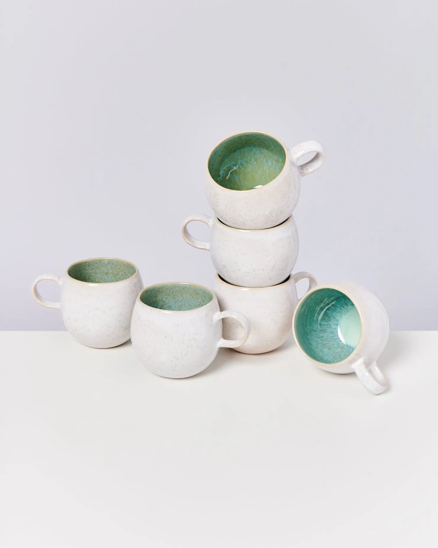Motel a Miio Tassen-Sets^Areia - Set Of 6 Mugs Big mint