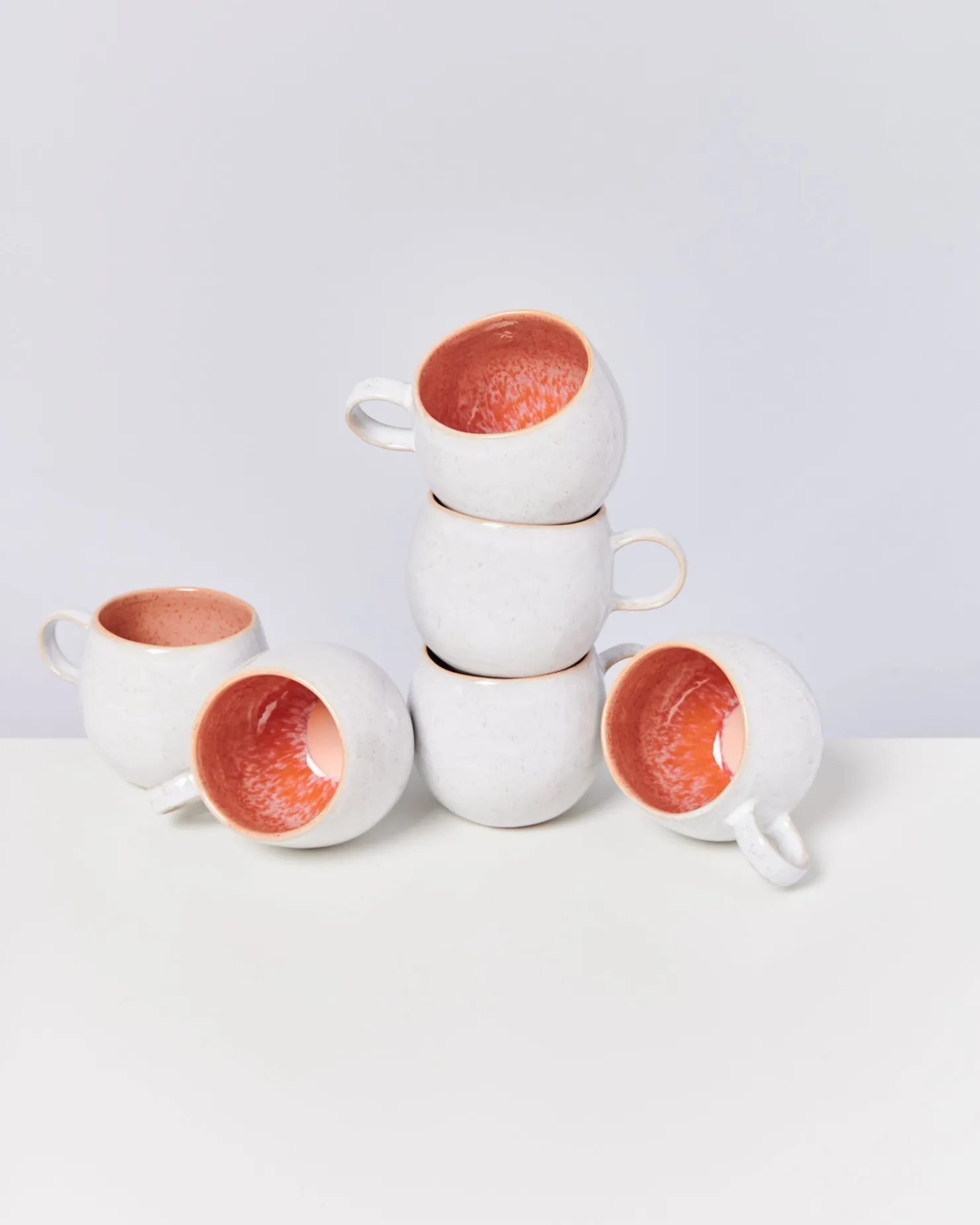 Motel a Miio Tassen-Sets^Areia - Set Of 6 Mugs Big pink