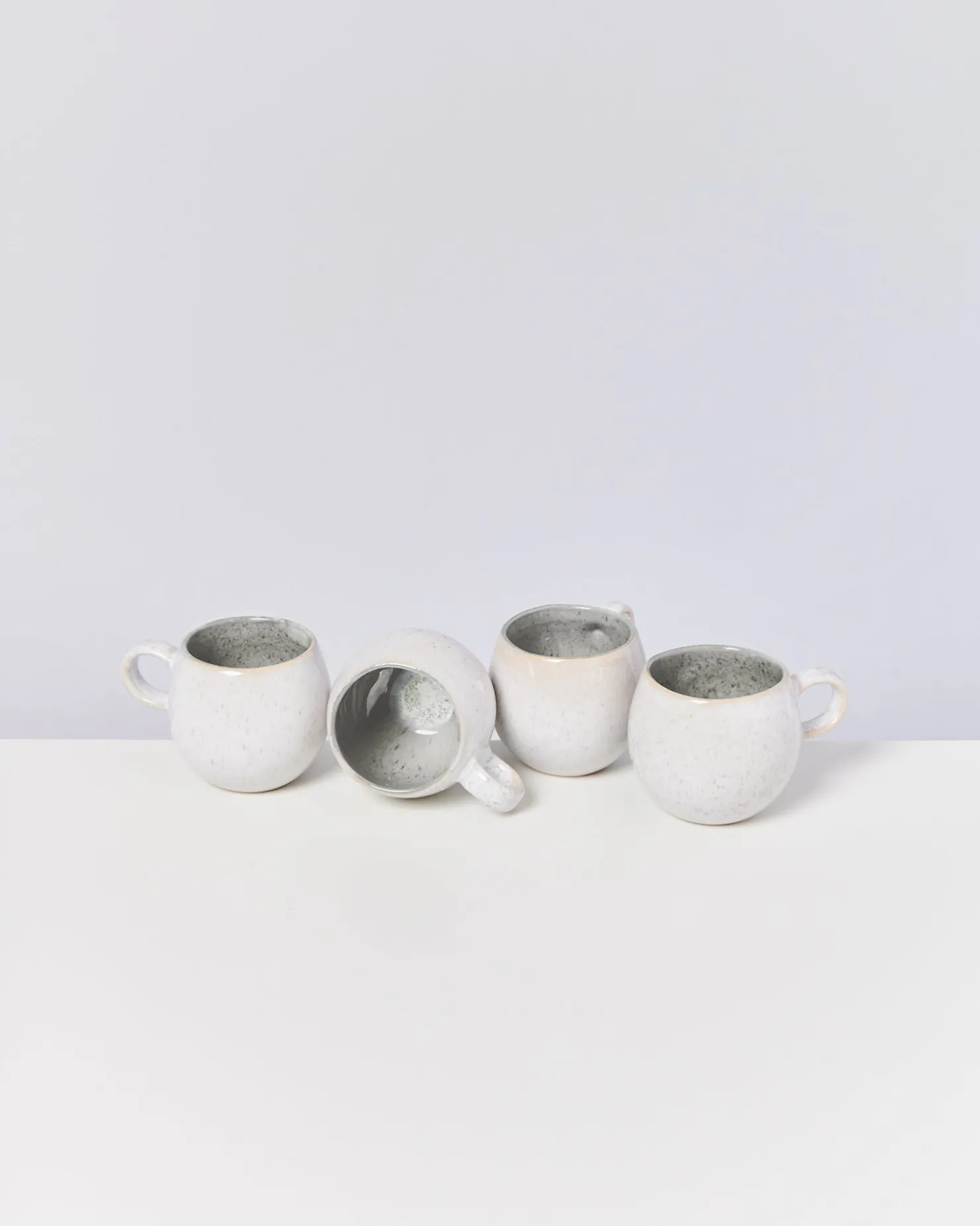 Motel a Miio Tassen-Sets^Areia - Set Of 4 Mugs Small Grey Gray