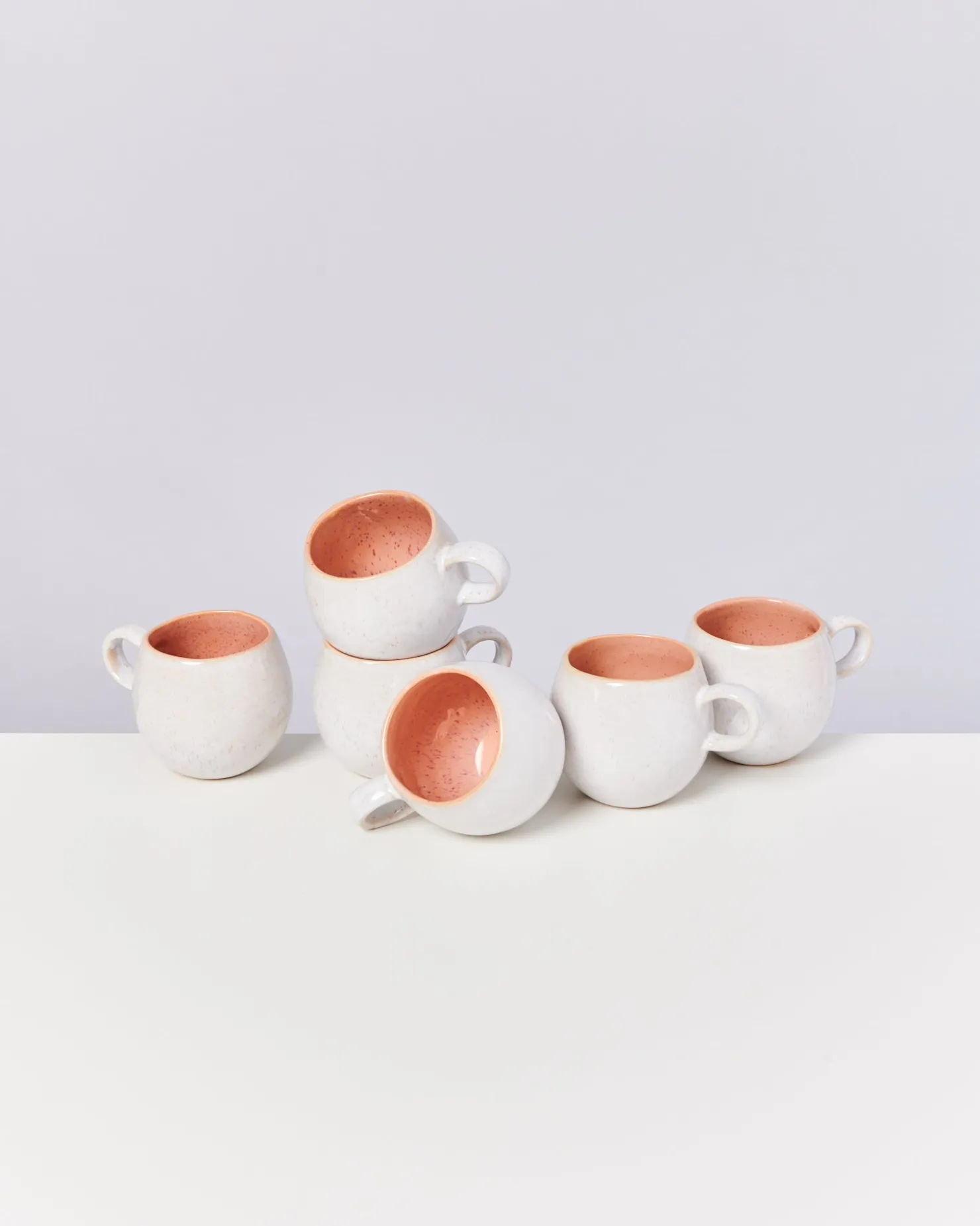 Motel a Miio Tassen-Sets^Areia - Set Of 6 Mugs Small pink