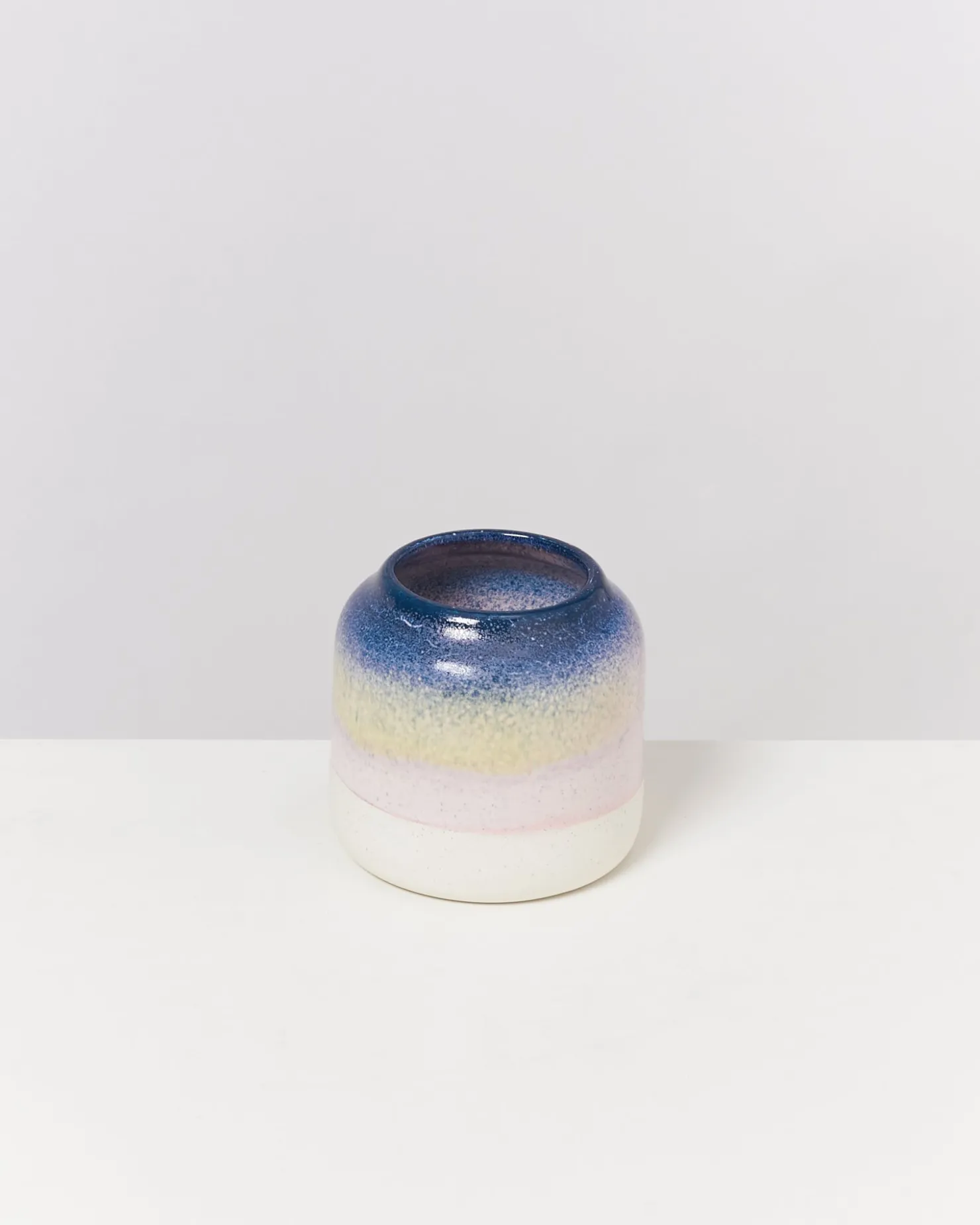 Motel a Miio Kleine Vasen^Bebé Vase - Blue Rose Speckled blau rosa gesprenkelt