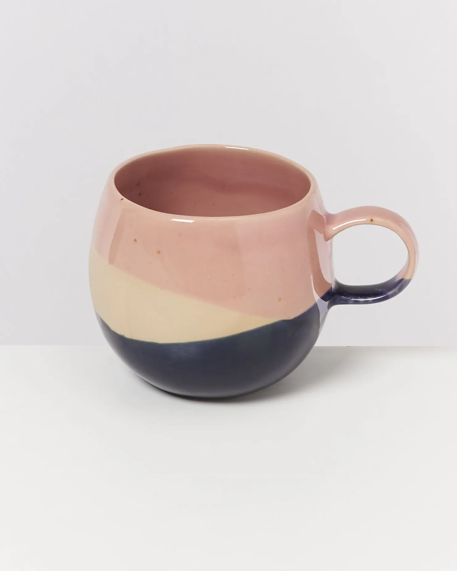 Motel a Miio Große Tassen^Bica - Mug Big Navy / Pink pink navy cream