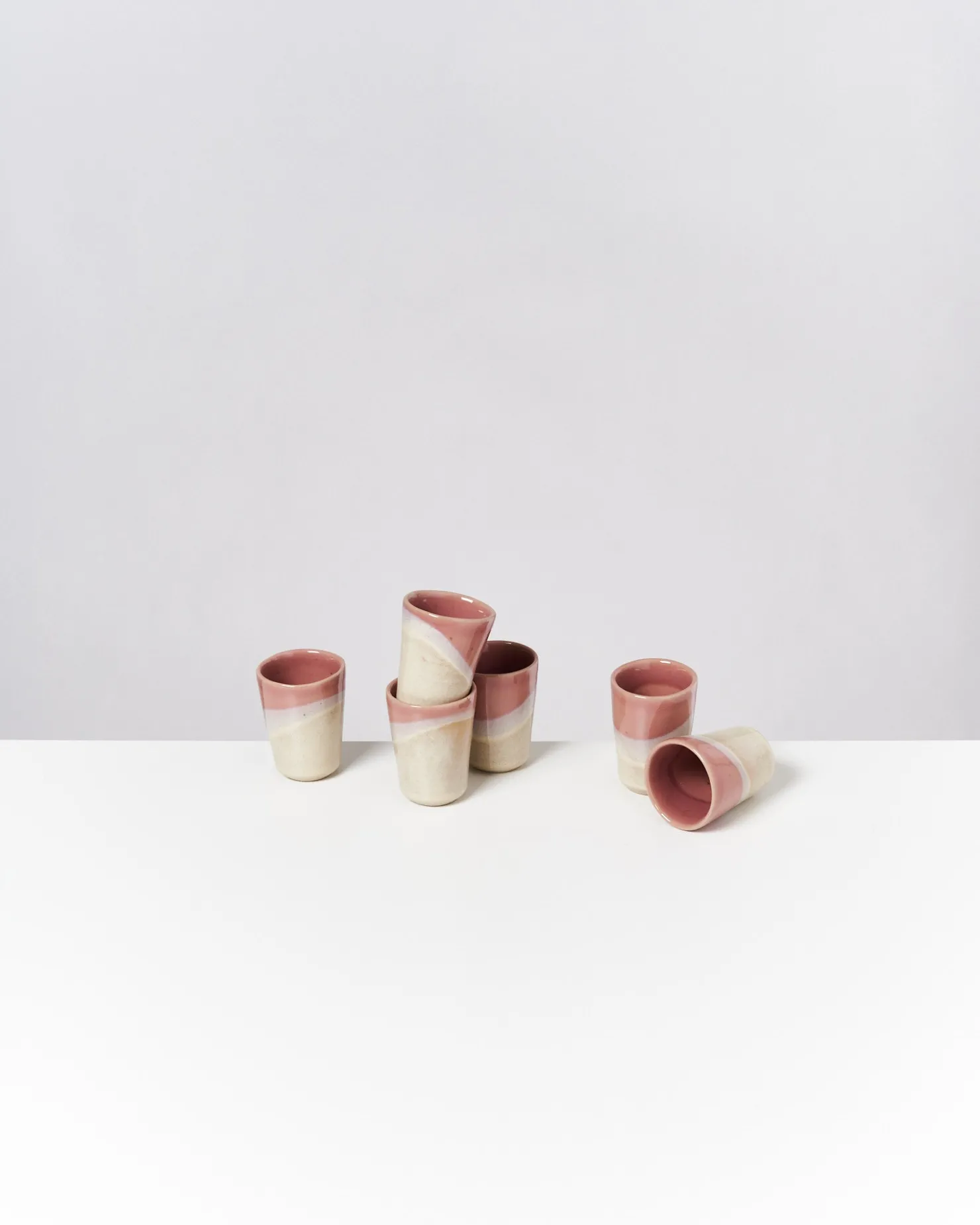bica__set_of__espressocups_pink_cream_2-1.webp Motel a Miio Becher-Sets^Bica - Set Of 6 Espressocups pink cream