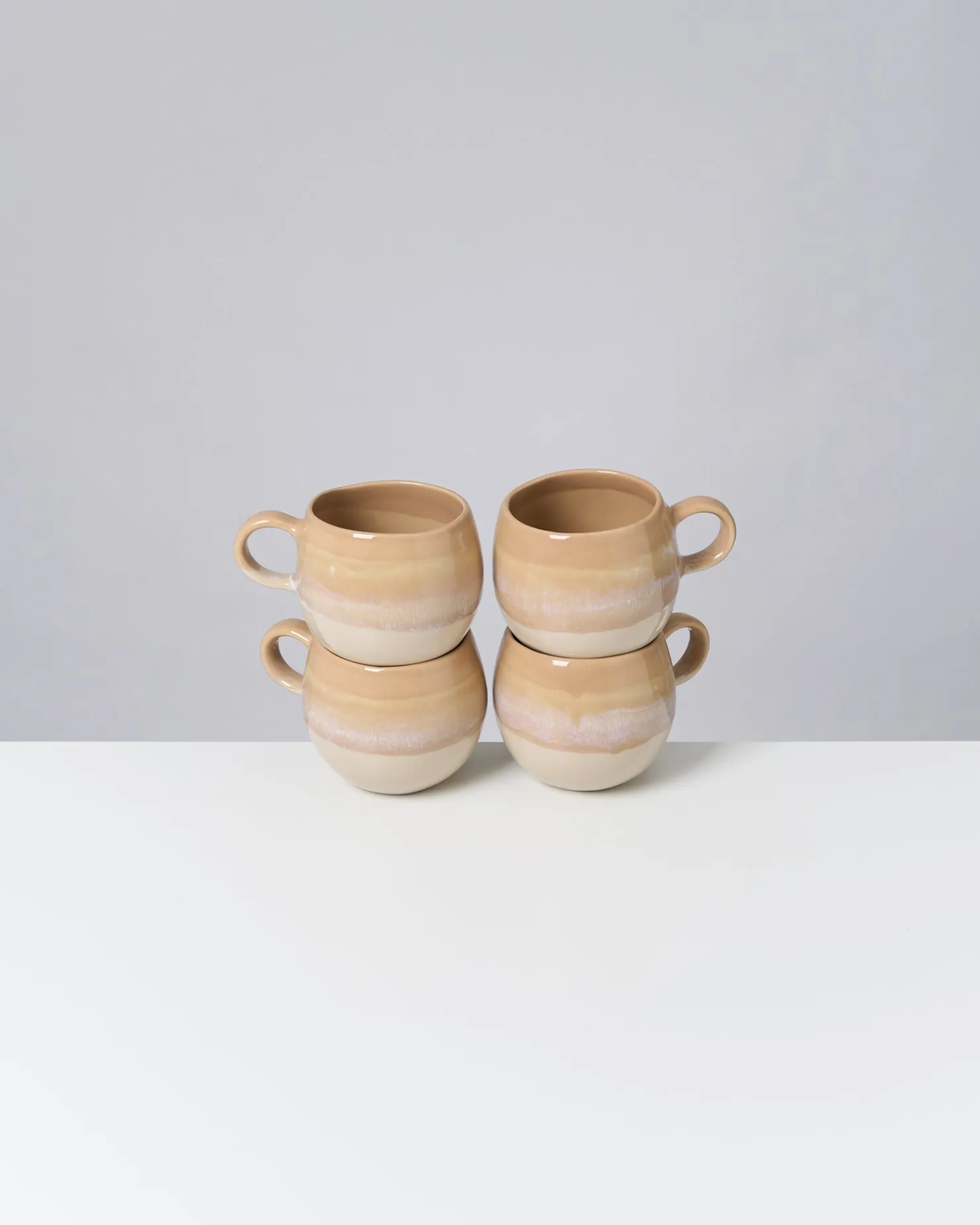 Motel a Miio Tassen-Sets^Bica - Set Of 4 Mugs Big sand