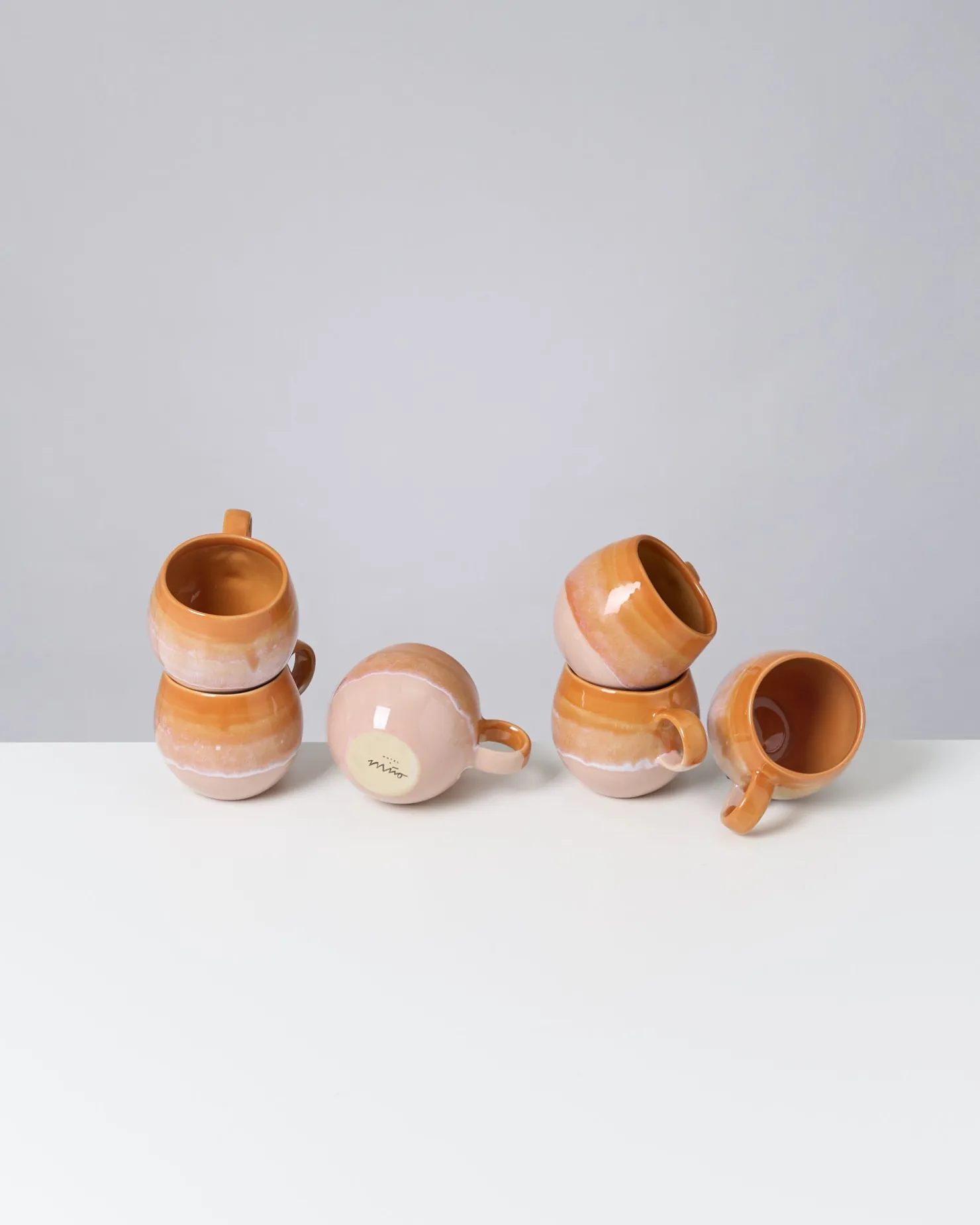 Motel a Miio Tassen-Sets^Bica 6er Set Tasse Klein orange