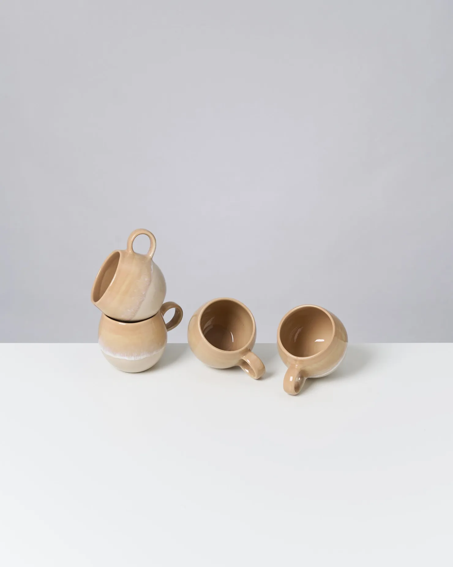 Motel a Miio Tassen-Sets^Bica 4er Set Tasse Klein sand