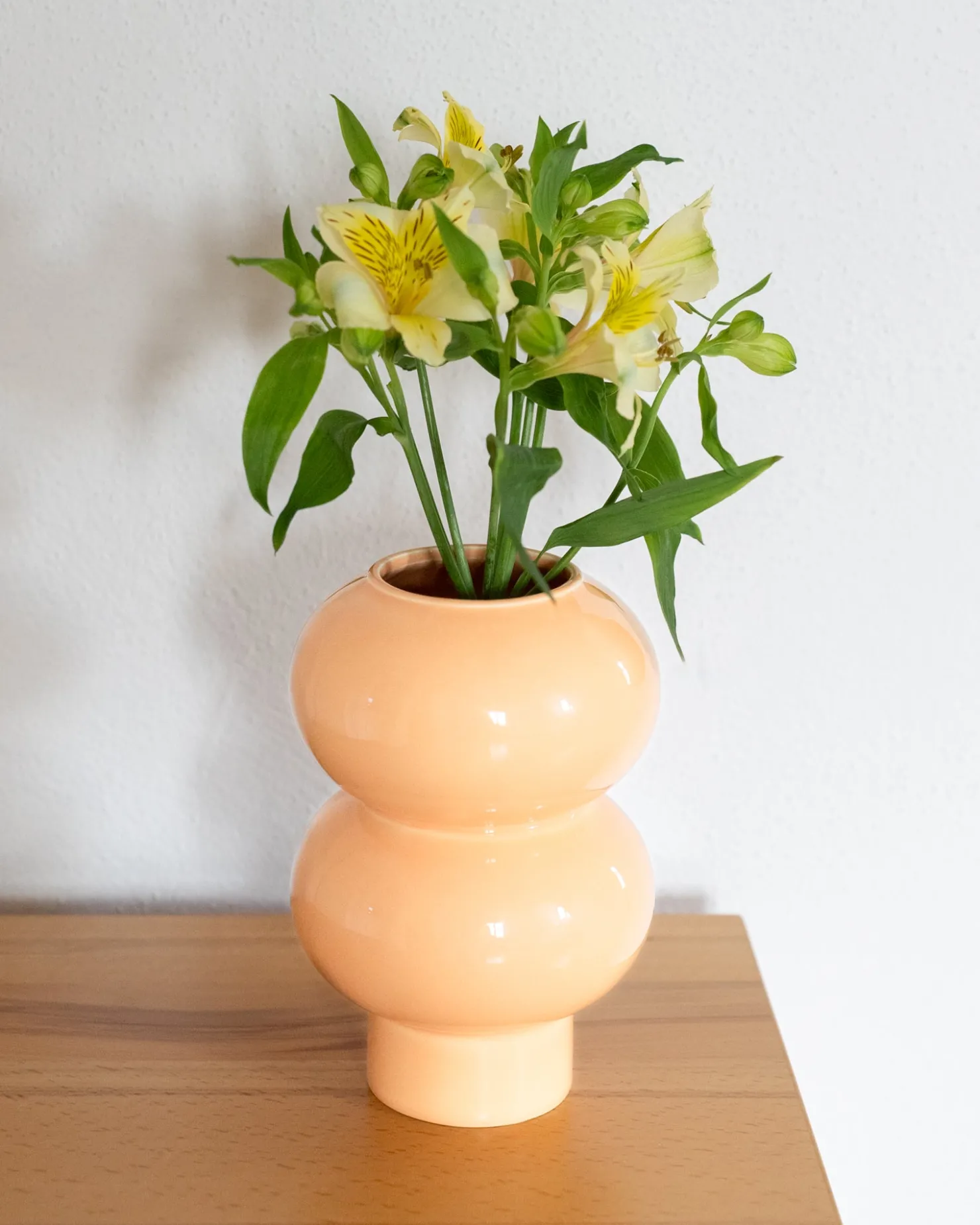 Motel a Miio Mittlere Vasen^Bispo Vase peach