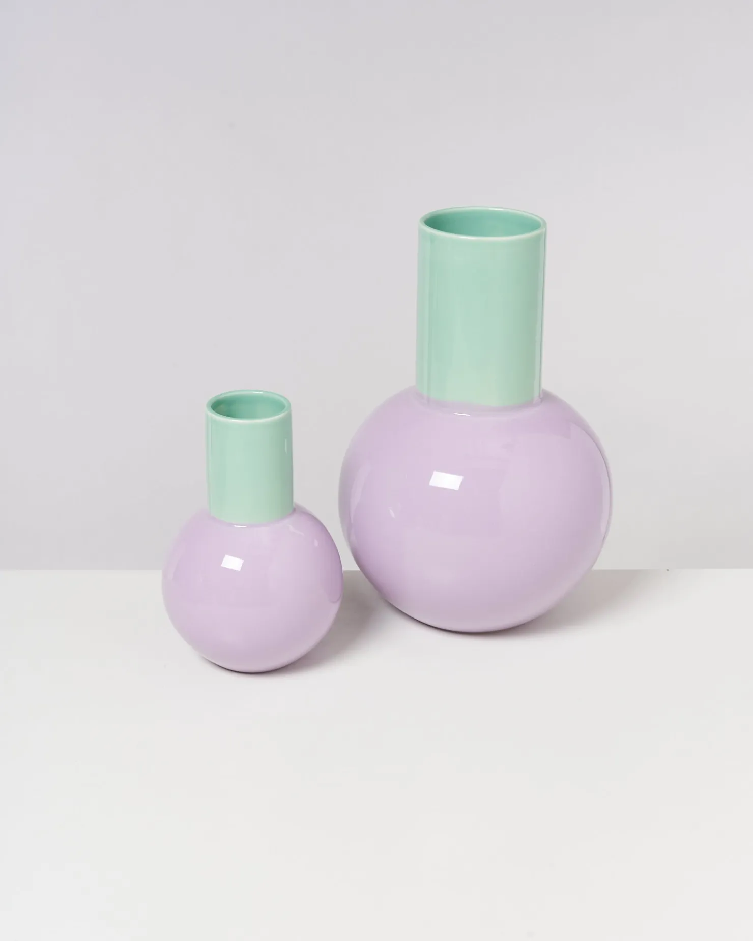 Motel a Miio Mittlere Vasen^Bola Vase M - Lilac Green pastel mint purple