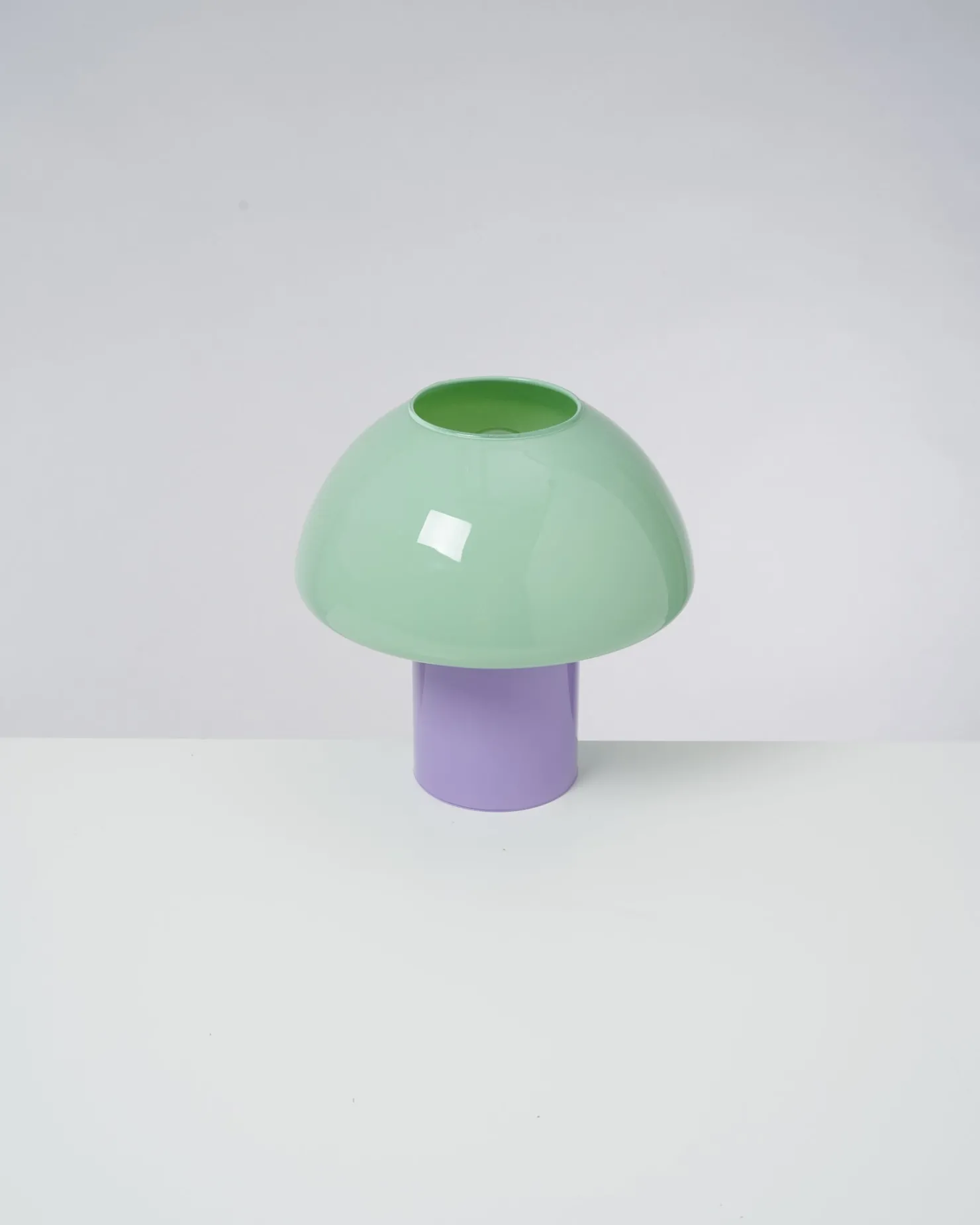 cogumelo__glass_lamp_mint_lilac_4.webp Motel a Miio Lampen^Cogumelo - Glass Lamp c mint lila