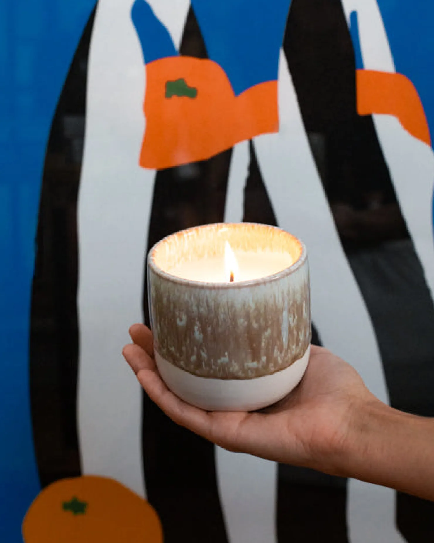 Motel a Miio Duftkerzen^Coimbra - Scented Candle “Amber Glow” sand