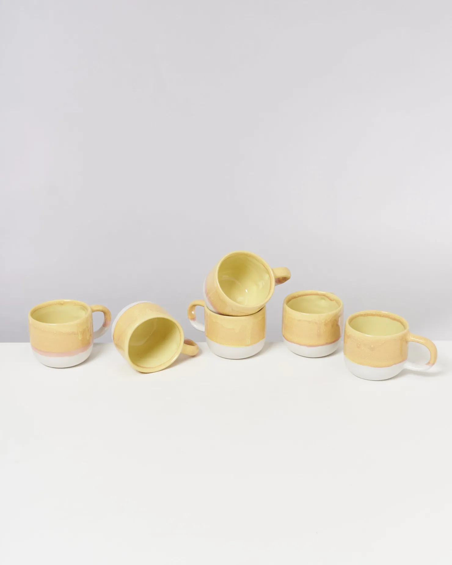 coimbra__set_of__mugs_small_yellow_2-1.webp Motel a Miio Tassen-Sets^Coimbra - Set Of 6 Mugs Small yellow
