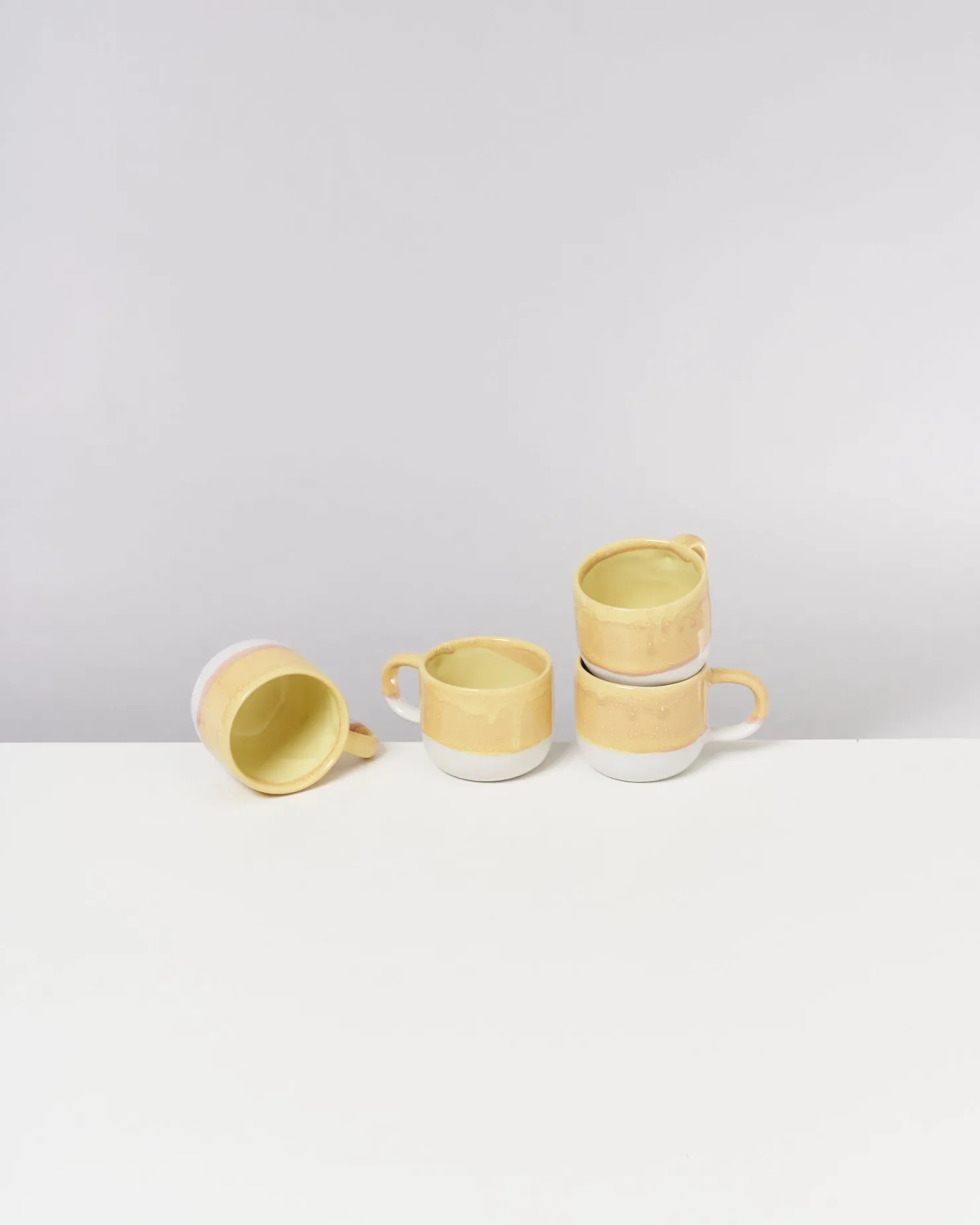 coimbra__set_of__mugs_small_yellow_3.webp Motel a Miio Tassen-Sets^Coimbra - Set Of 4 Mugs Small yellow