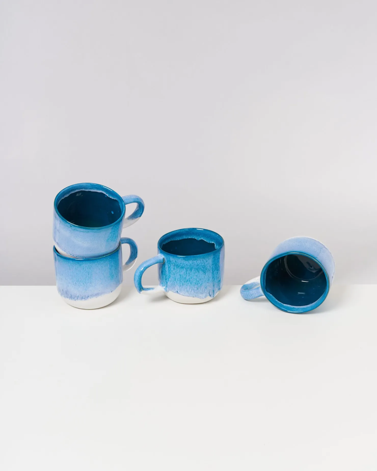Motel a Miio Tassen-Sets^Coimbra - Set Of 4 Teamugs Turquoise türkis