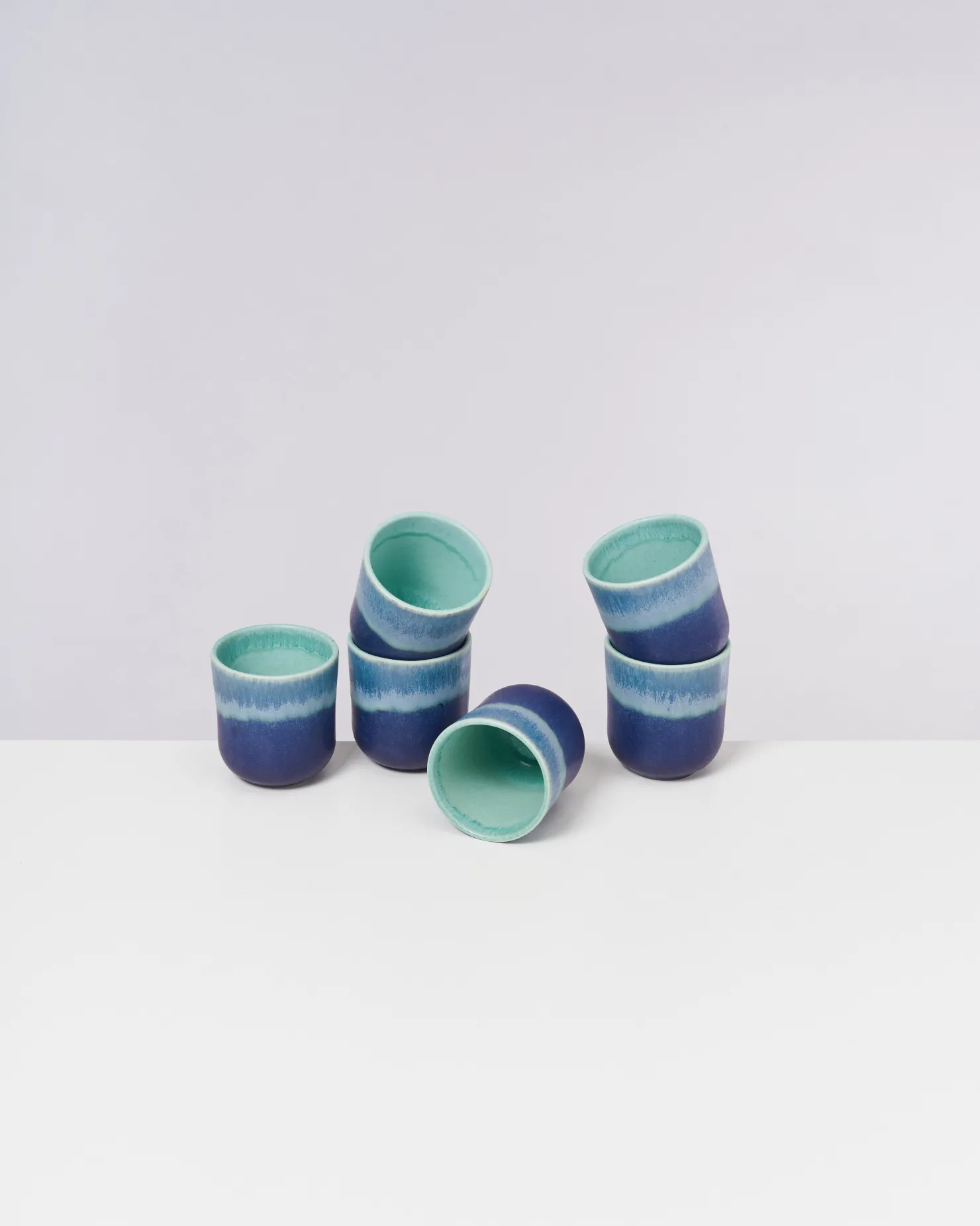 Motel a Miio Kleine Becher^Copa Alto - Cup Small Turquoise türkis