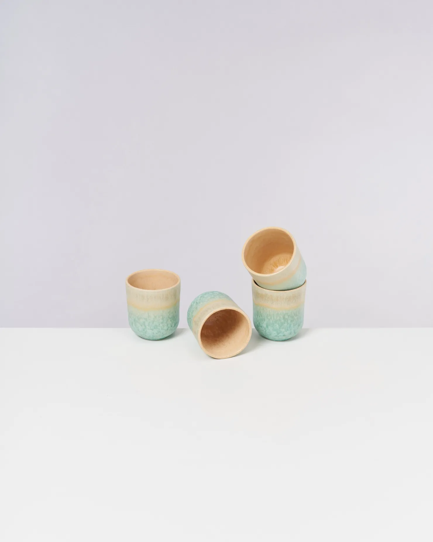 Motel a Miio Becher-Sets^Copa Alto - Set Of 4 Cups Small Pastel Mint pastellmint