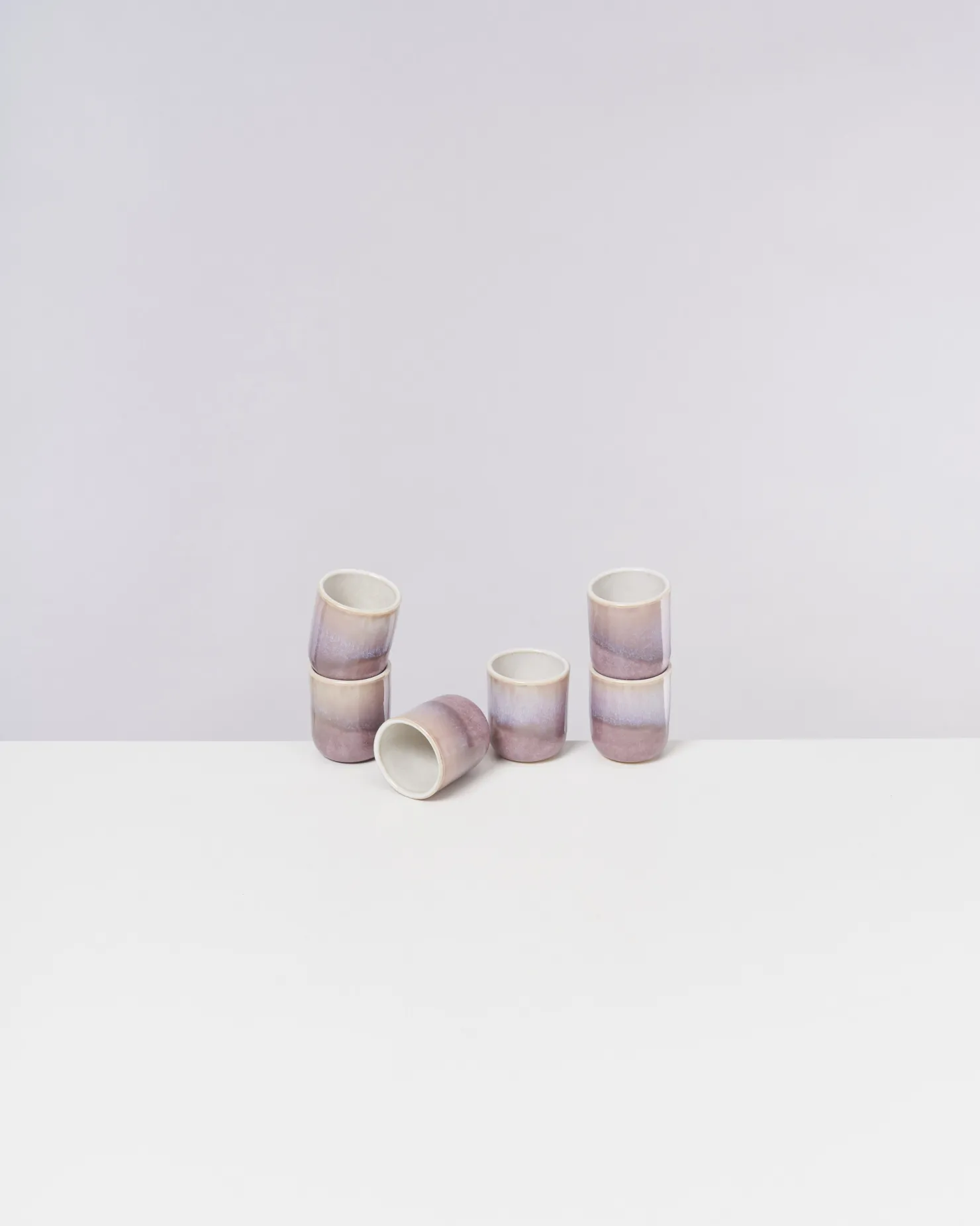 Motel a Miio Becher-Sets^Copa Alto - Set Of 6 Espressocups lavender