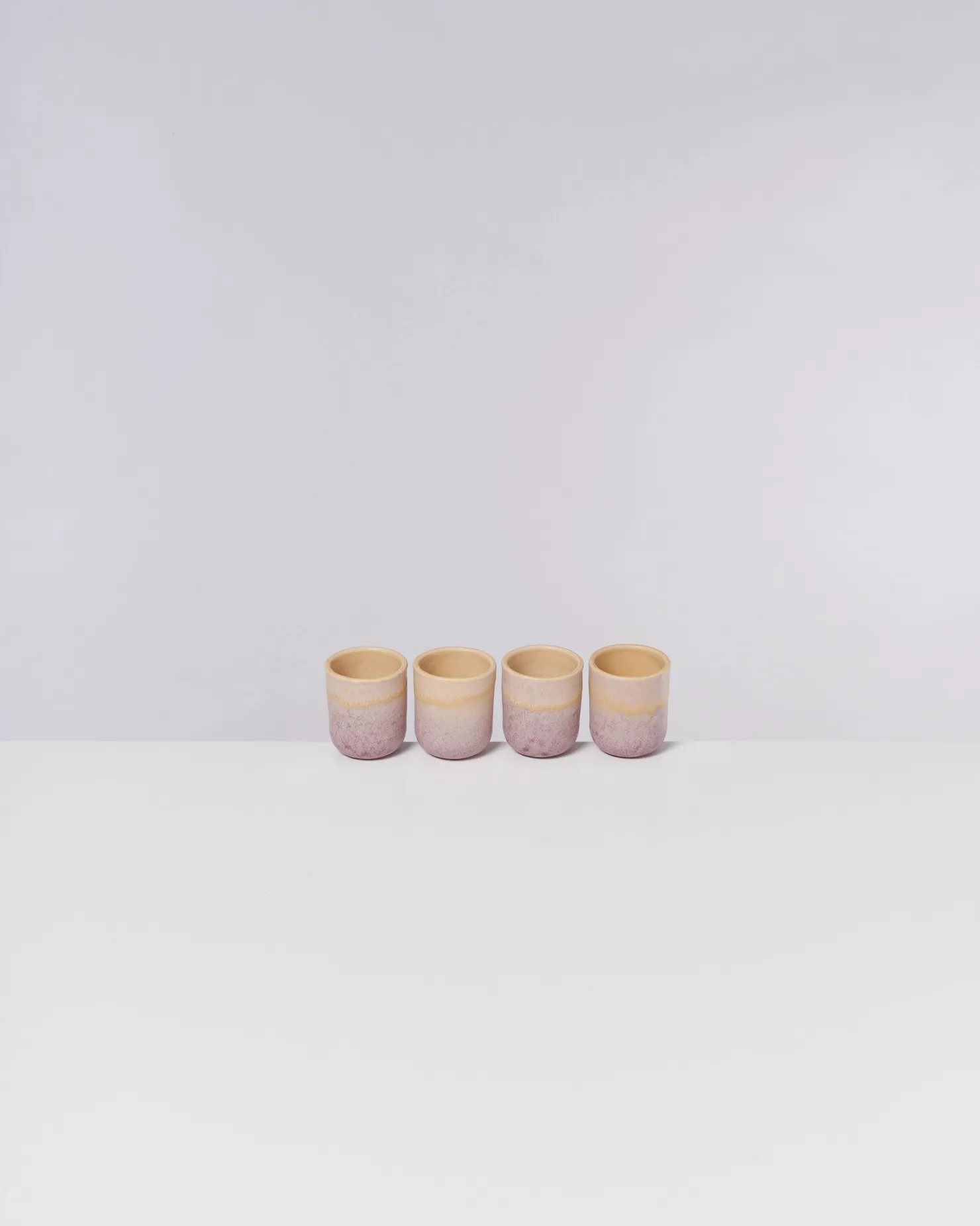 Motel a Miio Becher-Sets^Copa Alto - Set Of 4 Espressocups pastel rose
