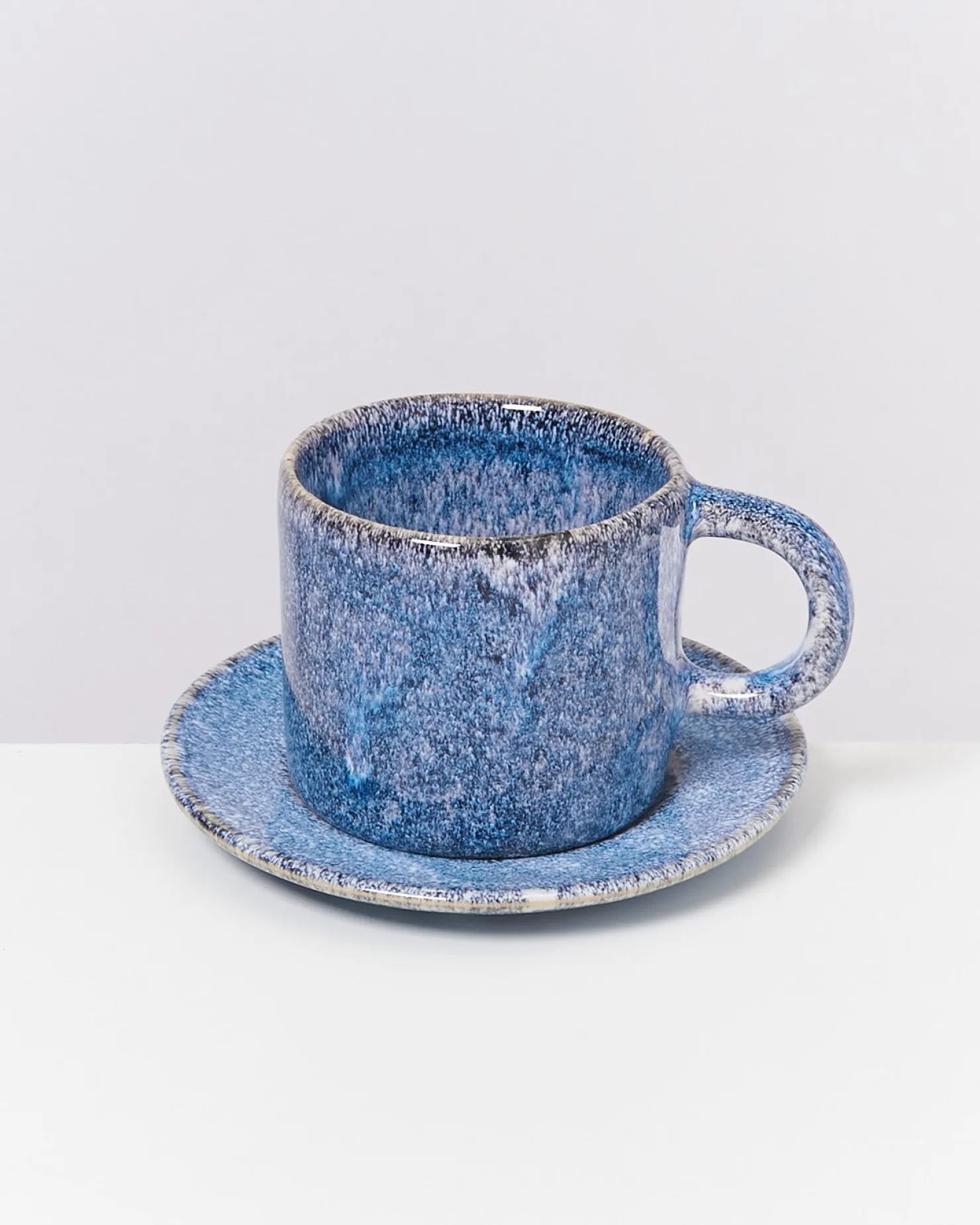 cordoama__saucer_blue_speckled_3.webp Motel a Miio Untertassen^Cordoama - Saucer Blue Speckled blau gesprenkelt