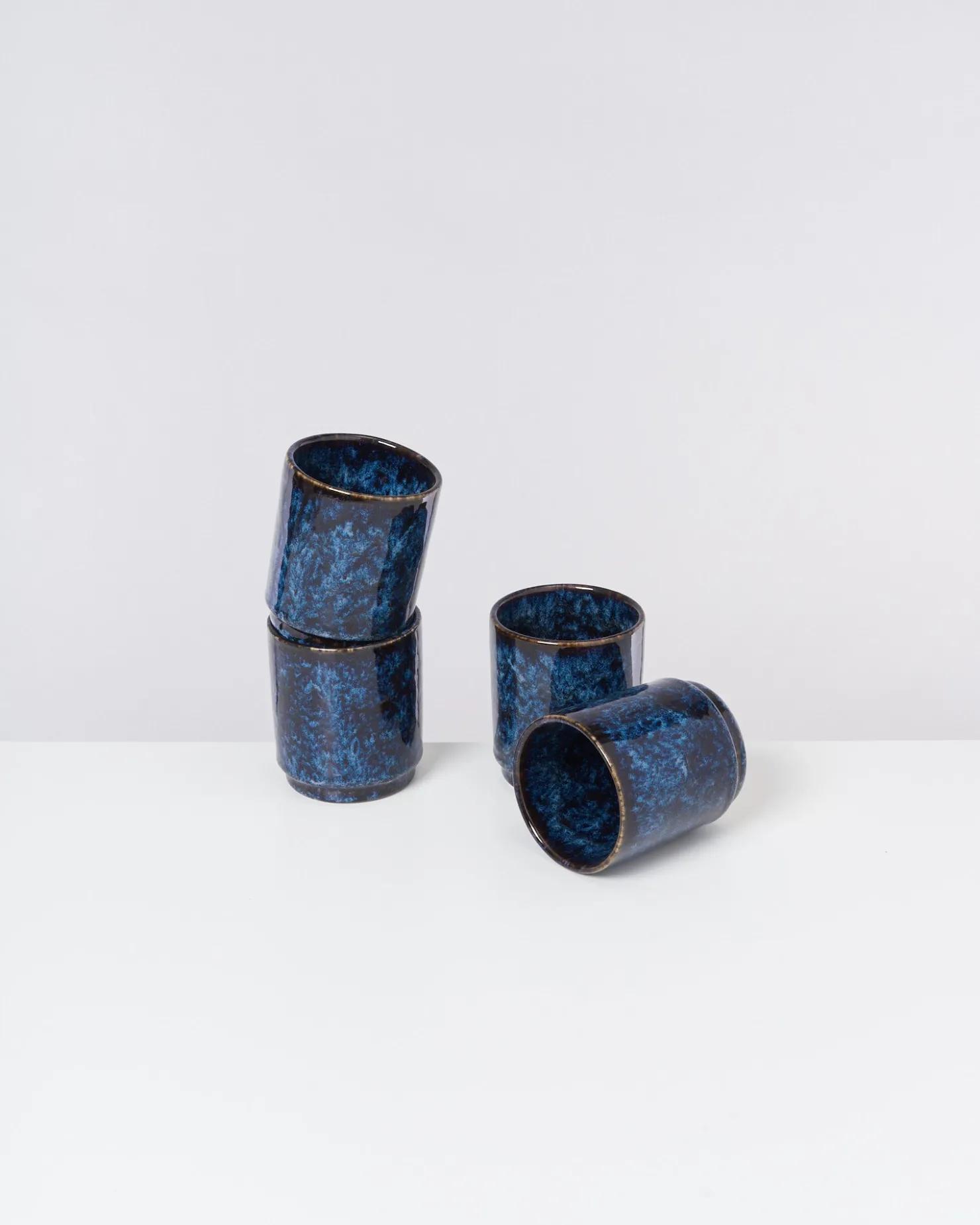 cordoama__set_of__cups_dark_blue_2.webp Motel a Miio Große Becher | Becher-Sets^Cordoama - Set Of 4 Cups dark blue