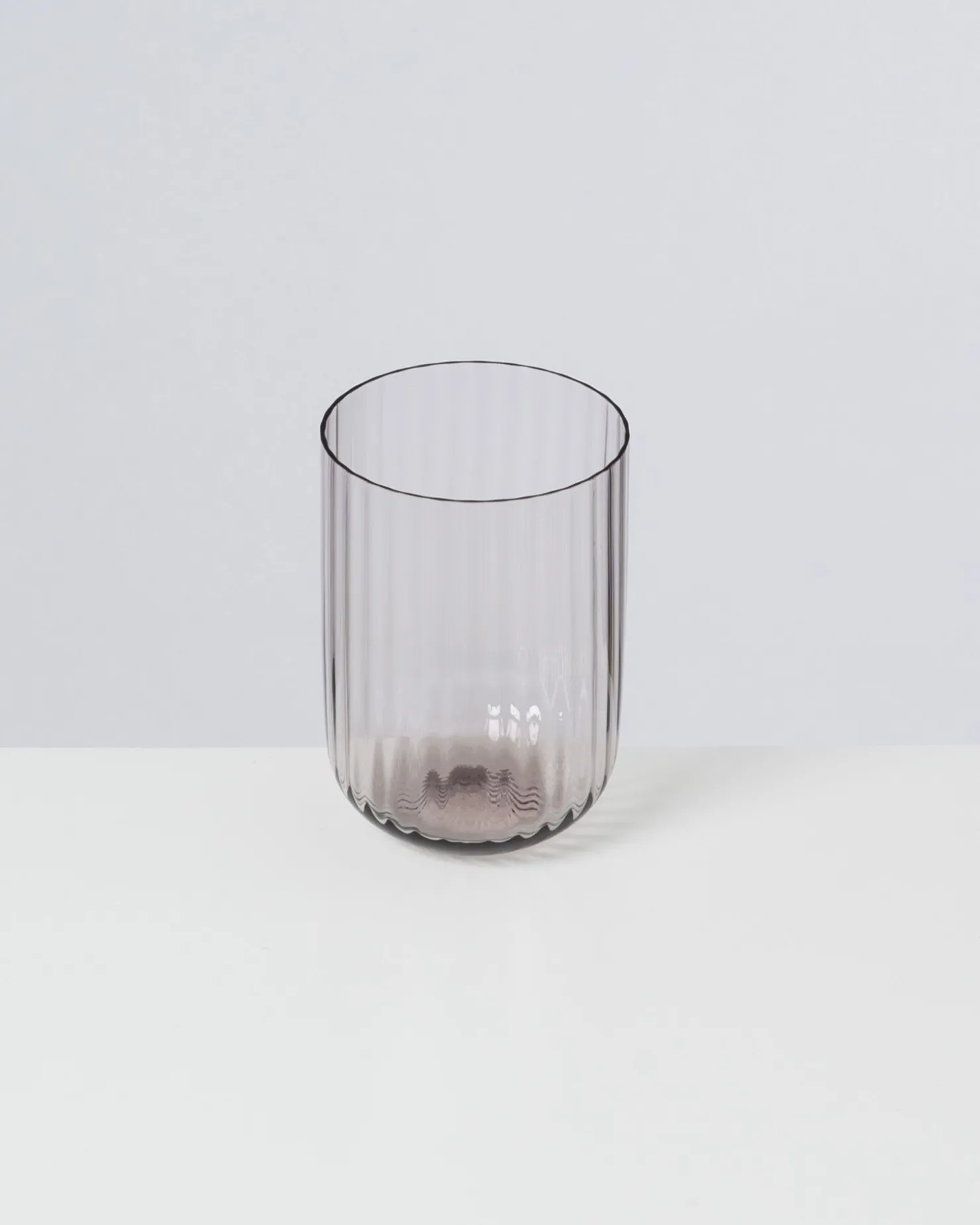 Motel a Miio Große Gläser^Joia - Glas Riffled e amethist