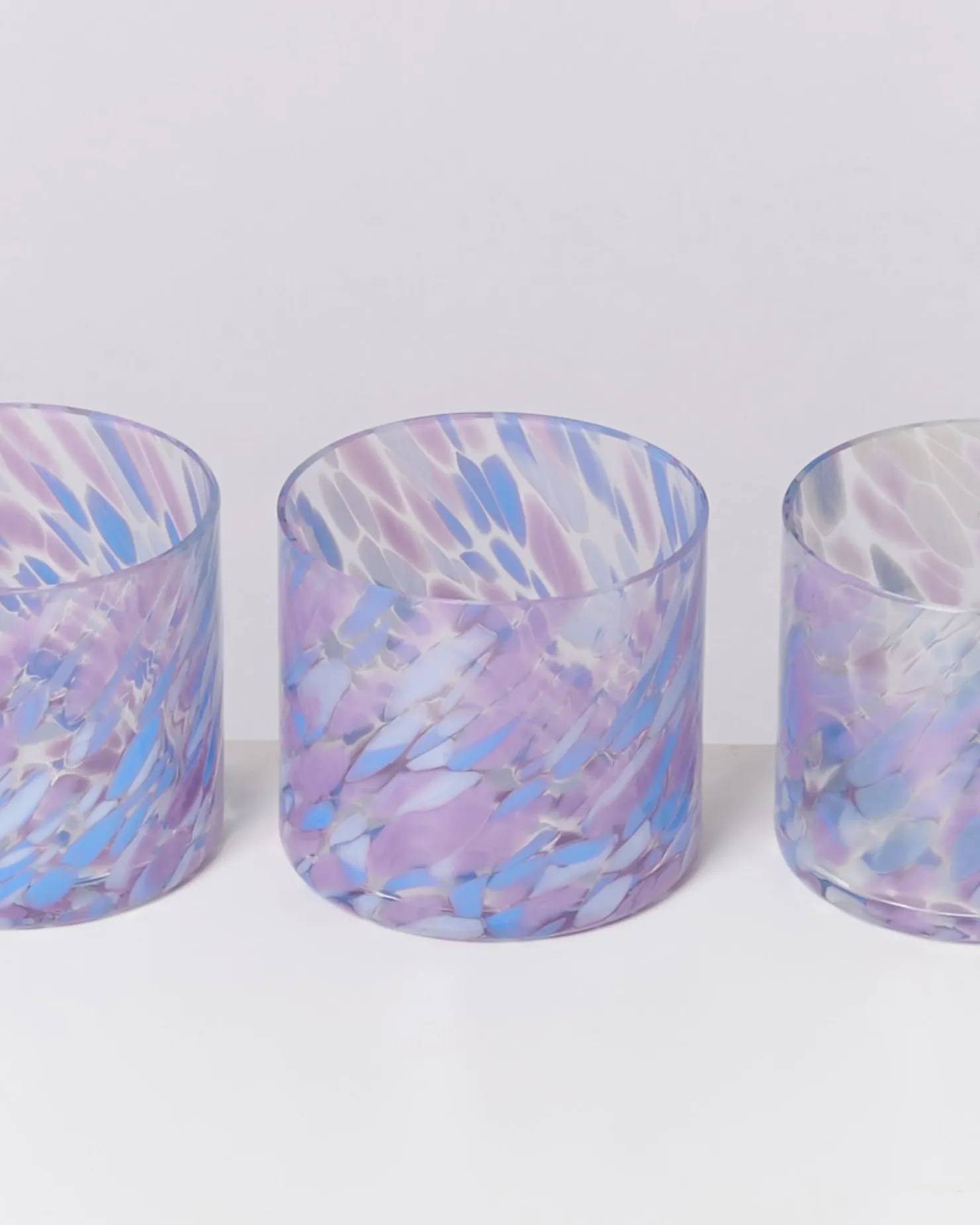 joia__glass_small_drops_blue_lilac_2.webp Motel a Miio Kleine Gläser^Joia - Glass Small Drops Blue Lilac blau lila