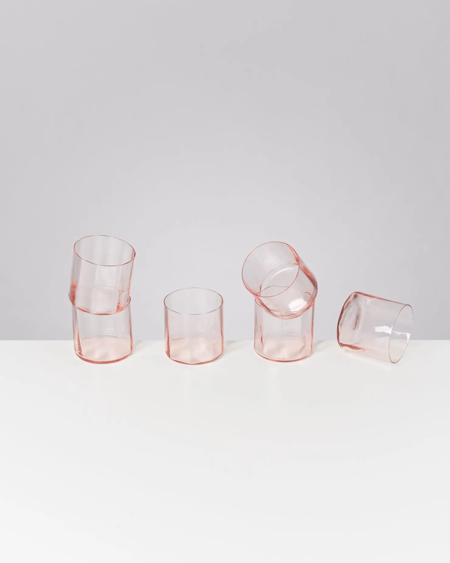Motel a Miio Kleine Gläser^Joia - Glass Small Flower pink opal