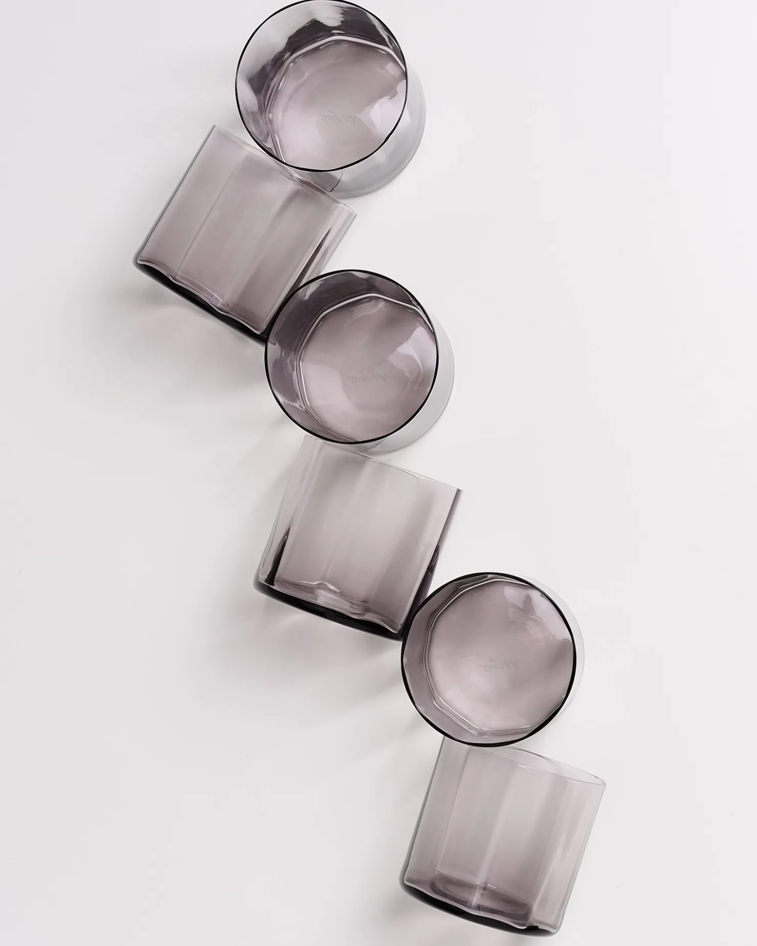 Motel a Miio Kleine Gläser | Gläser Sets %^Joia - Set Of 6 Glasses Flower e amethist