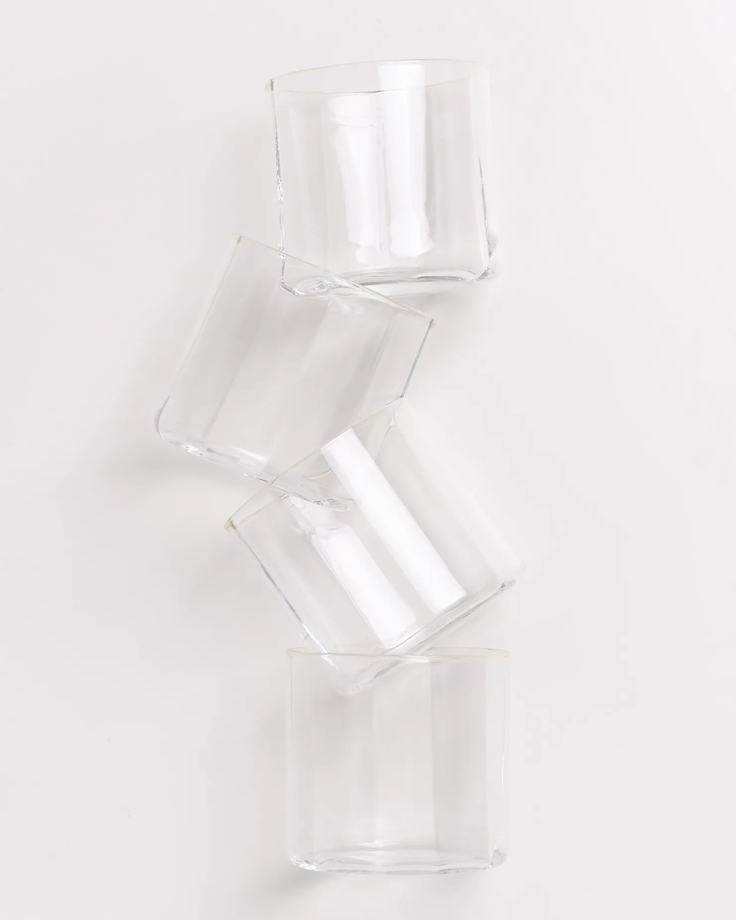 joia__set_of__glasses_flower_classic_4.webp Motel a Miio Kleine Gläser | Gläser Sets %^Joia - Set Of 4 Glasses Flower Classic transparent