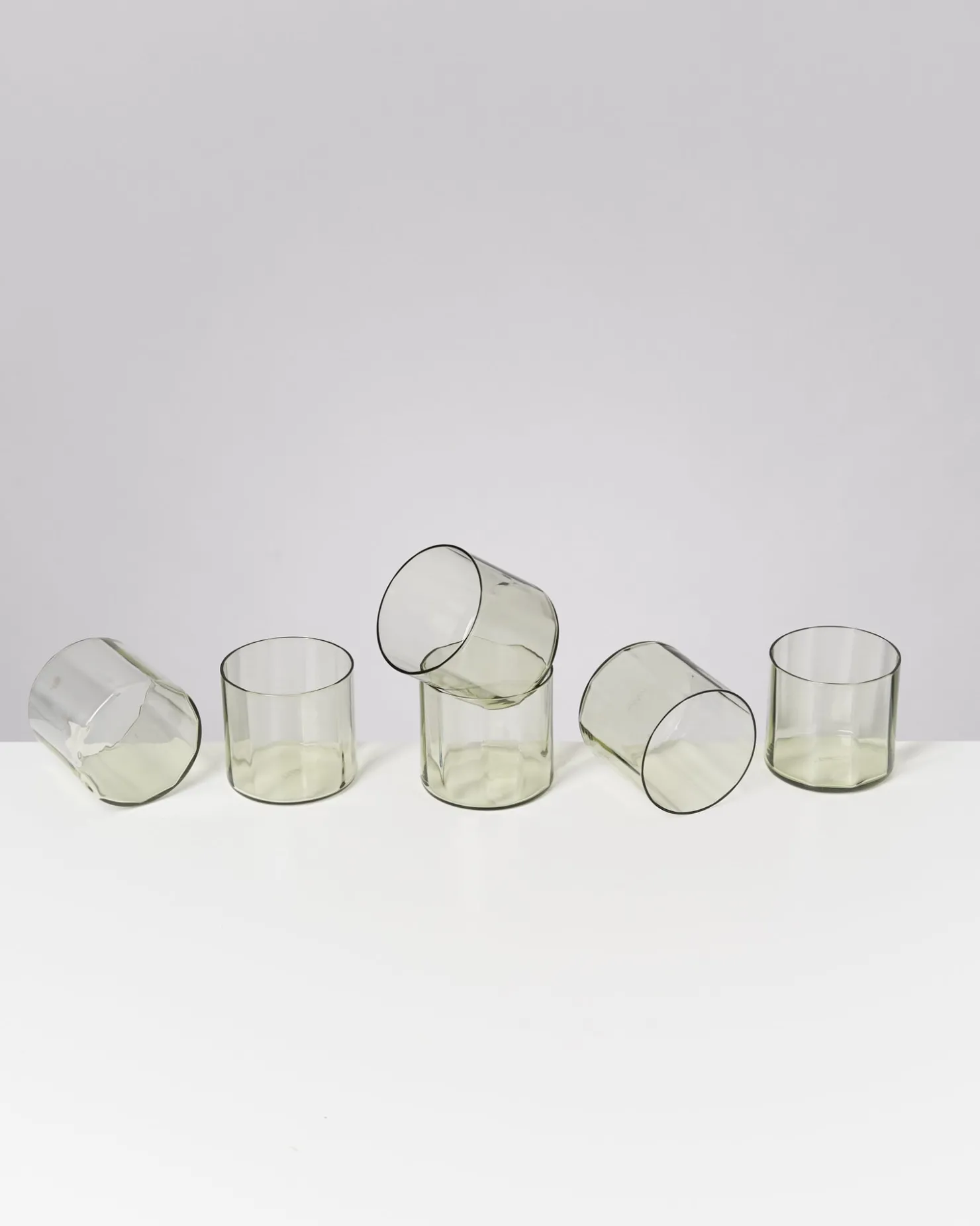 joia__set_of__glasses_flower_emerald_3.webp Motel a Miio Kleine Gläser | Gläser Sets %^Joia - Set Of 6 Glasses Flower Emerald smaragd