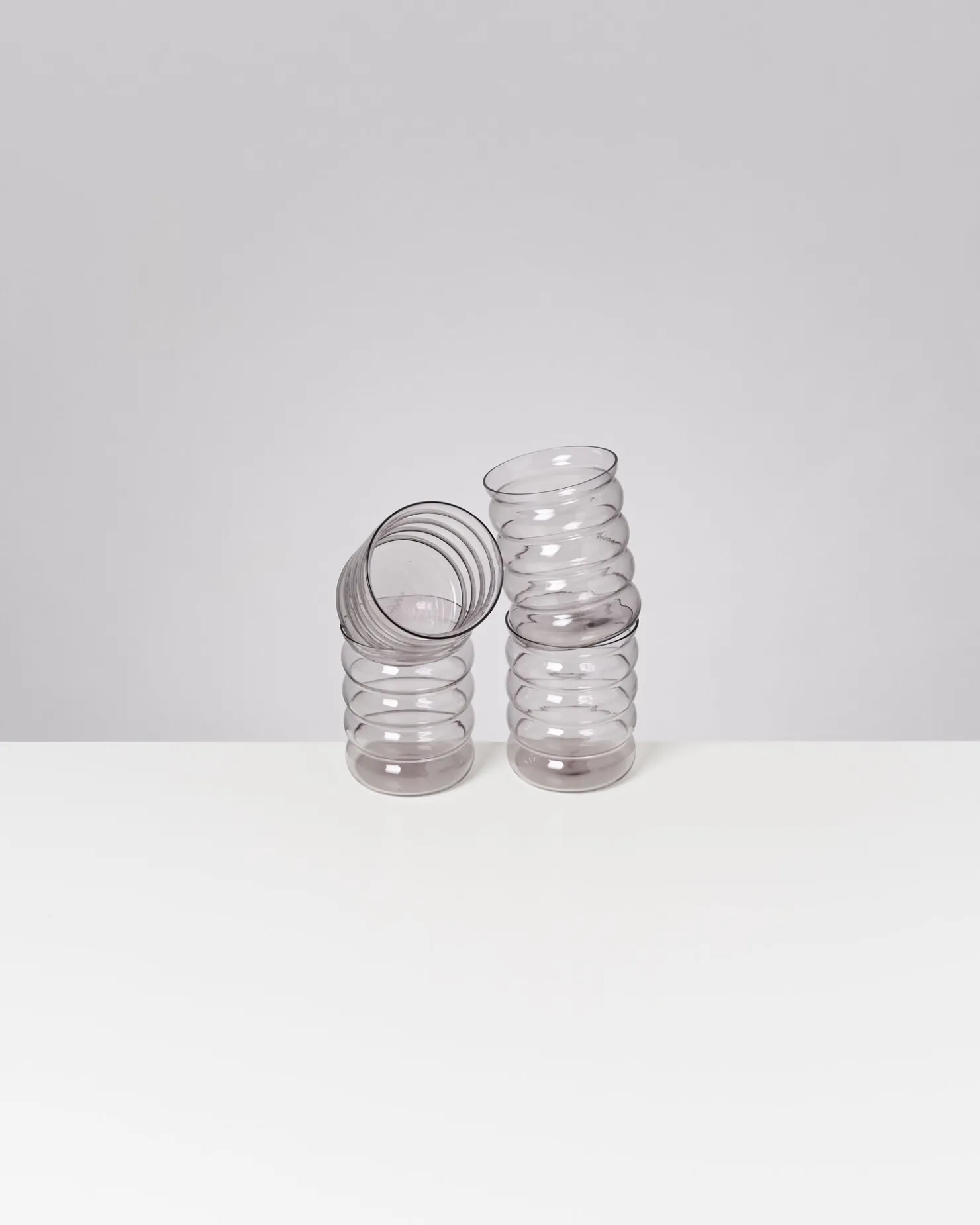 Motel a Miio Große Gläser | Gläser Sets %^Joia - Set Of 4 Glasses Large Bubble e amethist