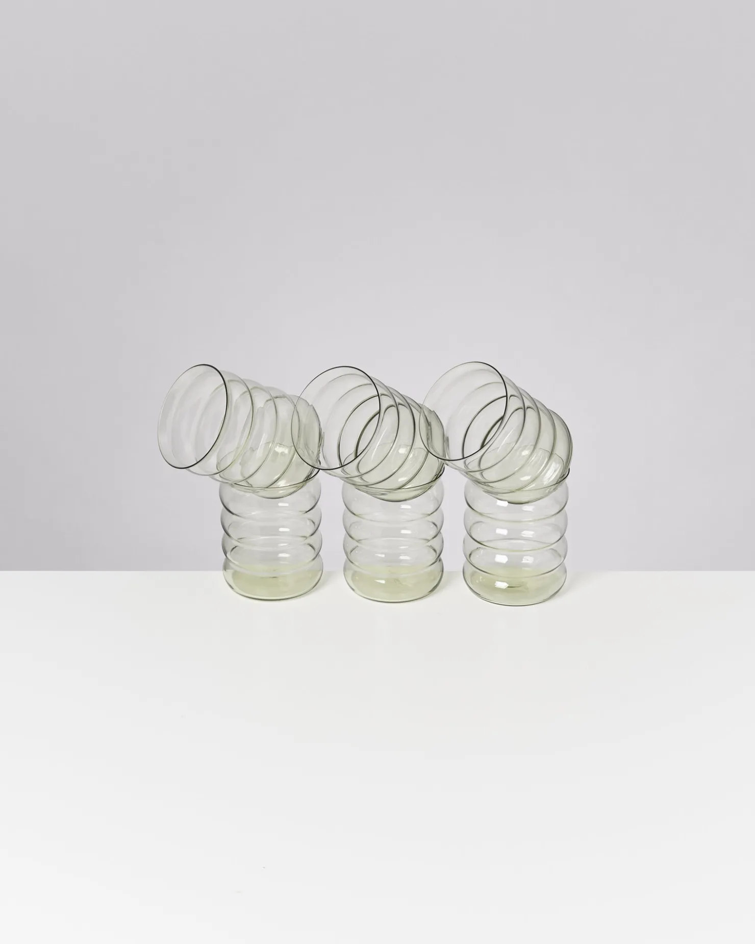 joia__set_of__glasses_large_bubble_emerald_8.webp Motel a Miio Große Gläser | Gläser Sets %^Joia - Set Of 6 Glasses Large Bubble Emerald smaragd