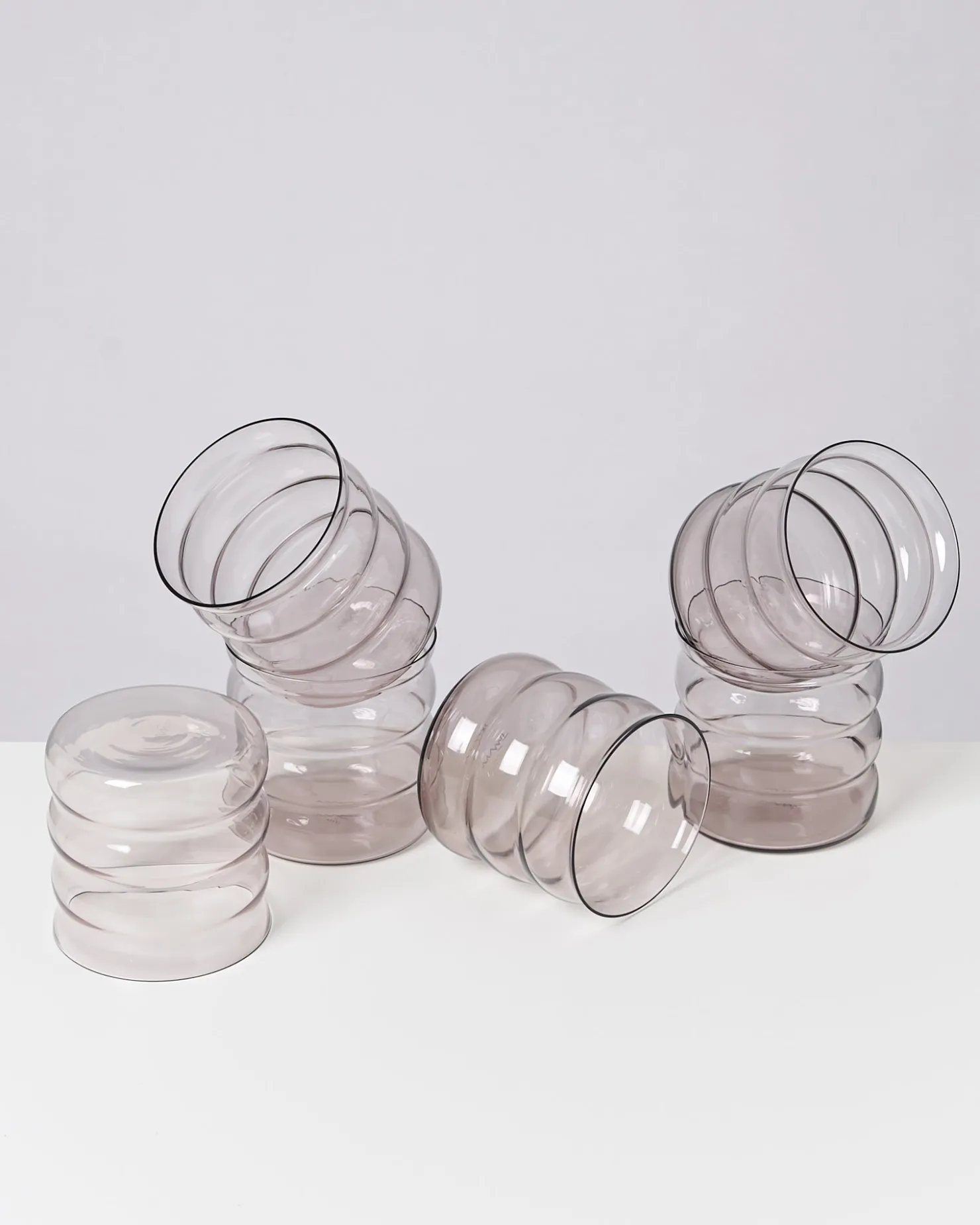 Motel a Miio Kleine Gläser | Gläser Sets %^Joia 6er Set Glas Bubble amethist