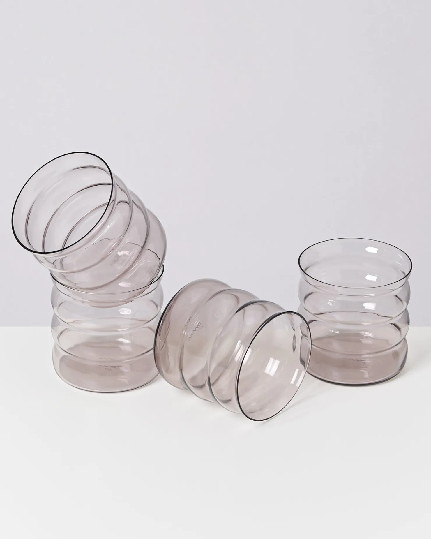 joia_er_set_glas_bubble_amethist_5-1.webp Motel a Miio Kleine Gläser | Gläser Sets %^Joia 4er Set Glas Bubble amethist