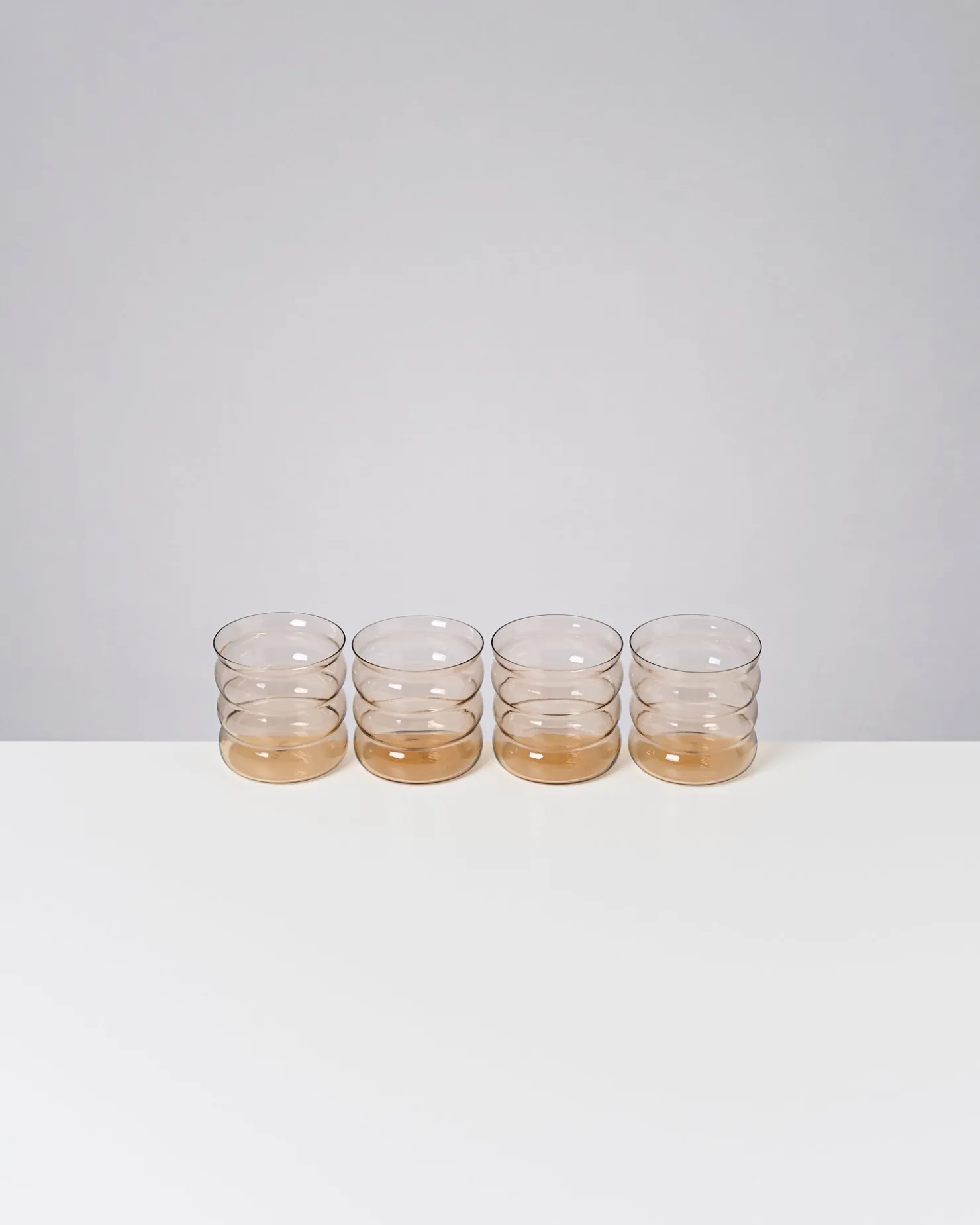 Motel a Miio Kleine Gläser | Gläser Sets %^Joia 4er Set Glas Bubble bronze