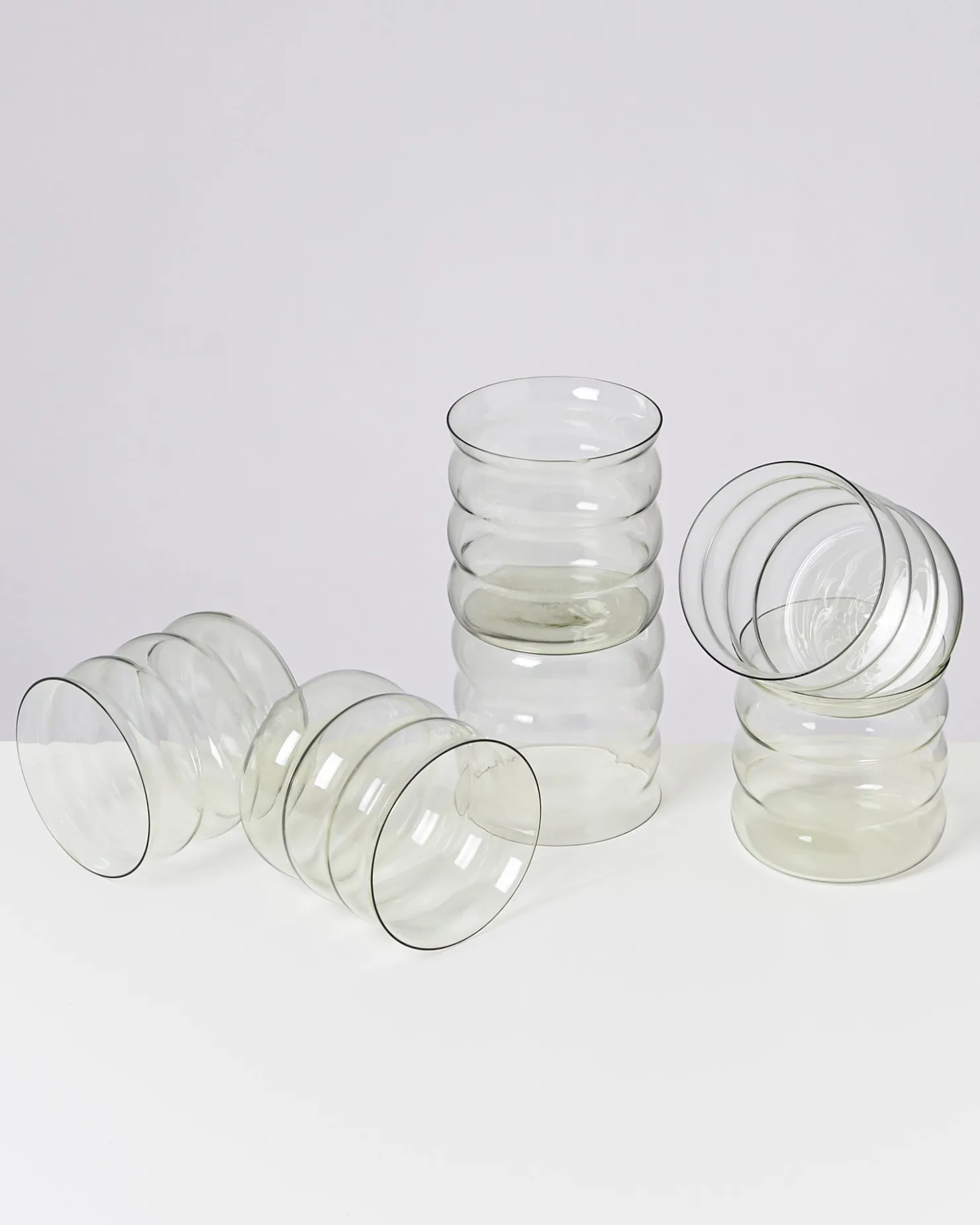 Motel a Miio Kleine Gläser | Gläser Sets %^Joia 6er Set Glas Bubble smaragd