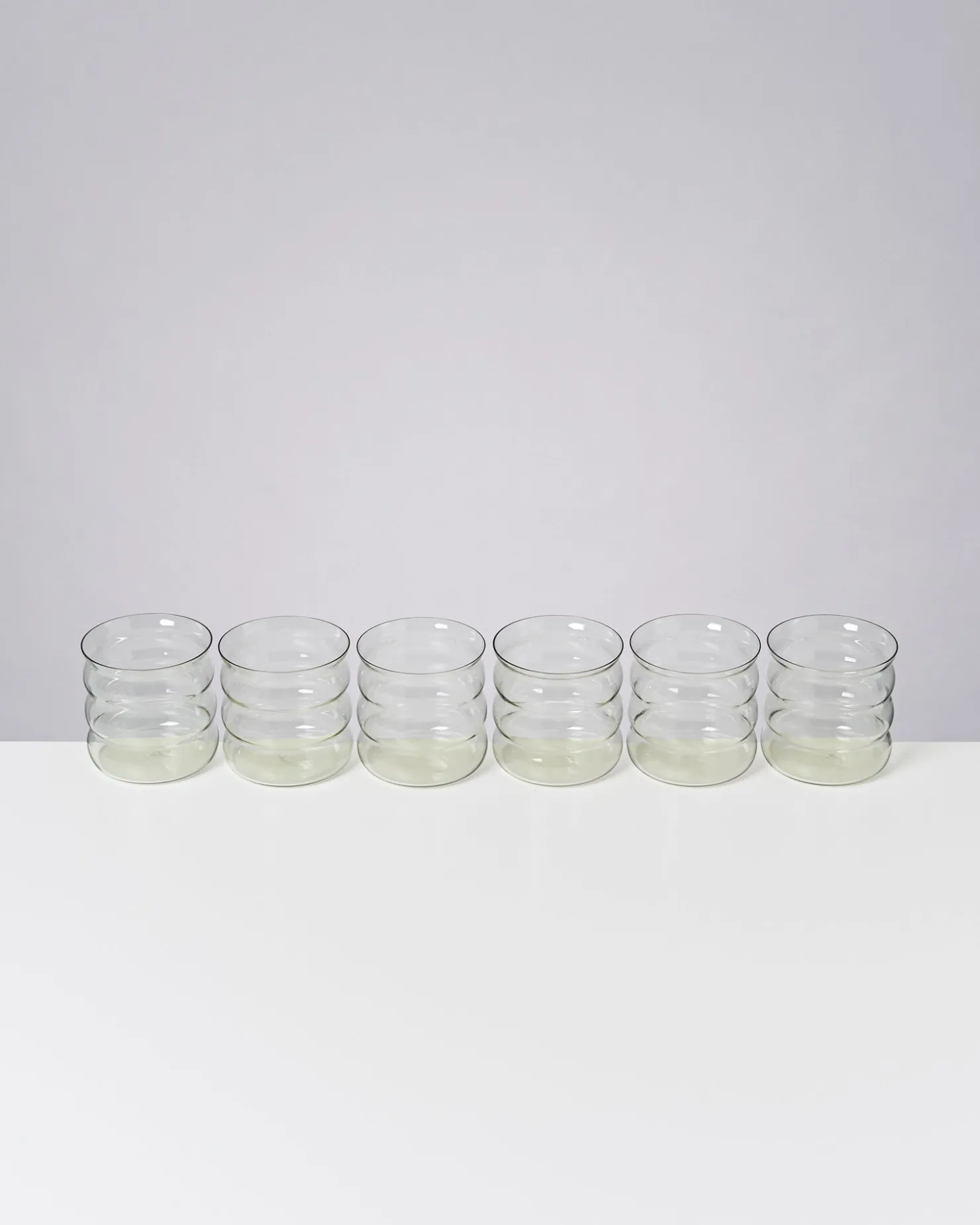 joia_er_set_glas_bubble_smaragd_5.webp Motel a Miio Kleine Gläser | Gläser Sets %^Joia 6er Set Glas Bubble smaragd