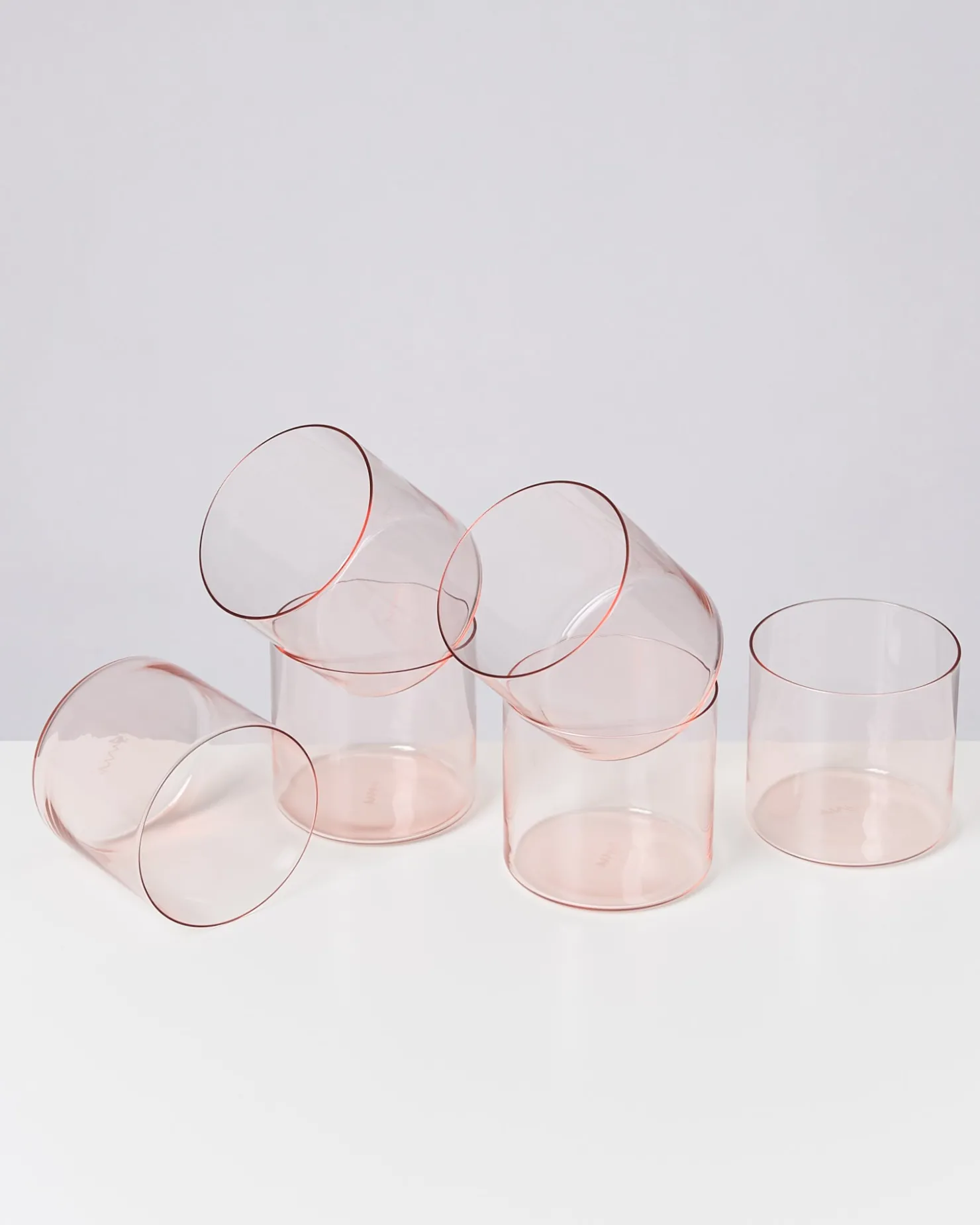 Motel a Miio Kleine Gläser | Gläser Sets %^Joia 6er Set Glas Klein pink opal