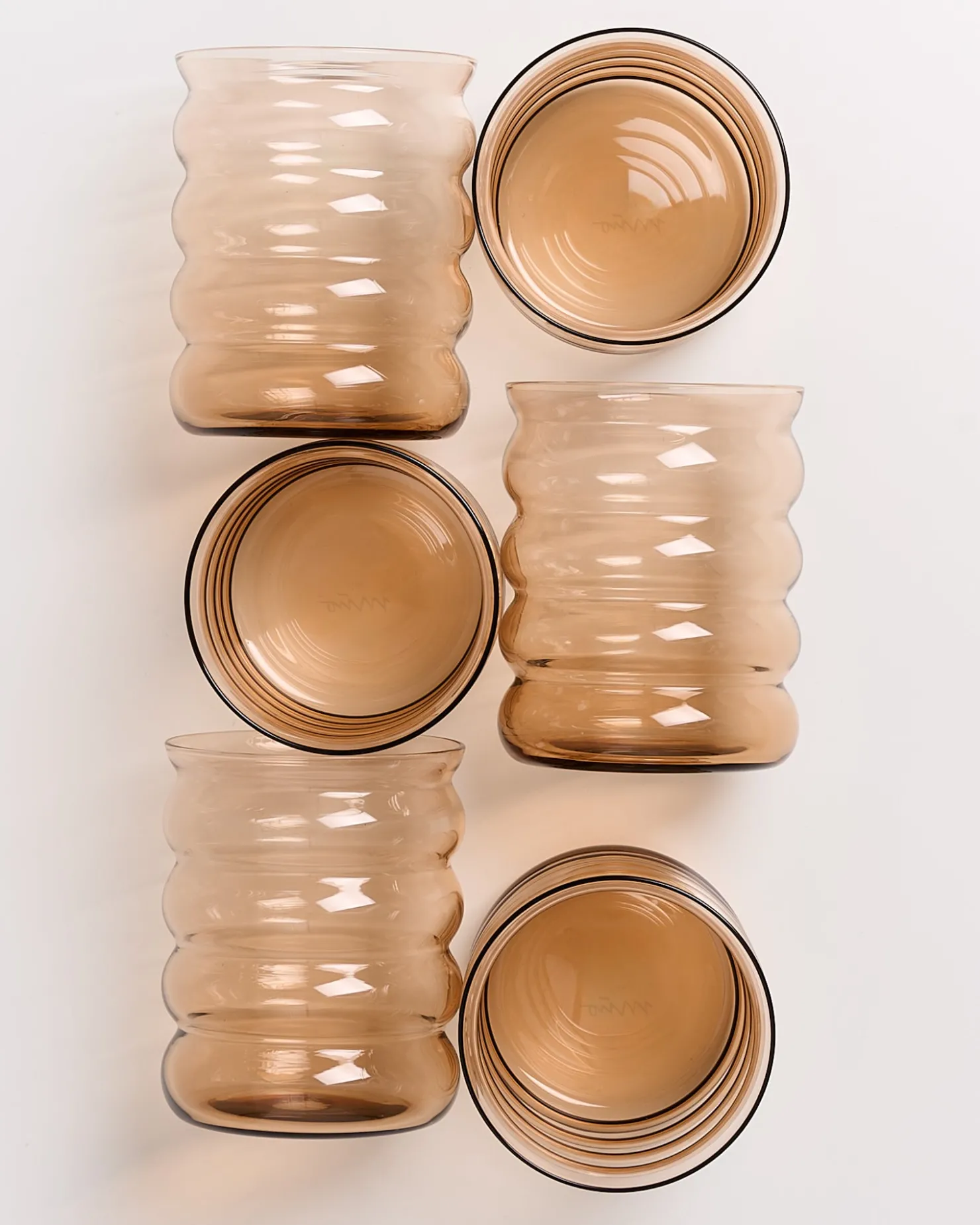 joia_set_of__glasses_large_bubble_bronze_2.webp Motel a Miio Große Gläser | Gläser Sets %^Joia -Set Of 6 Glasses Large Bubble bronze