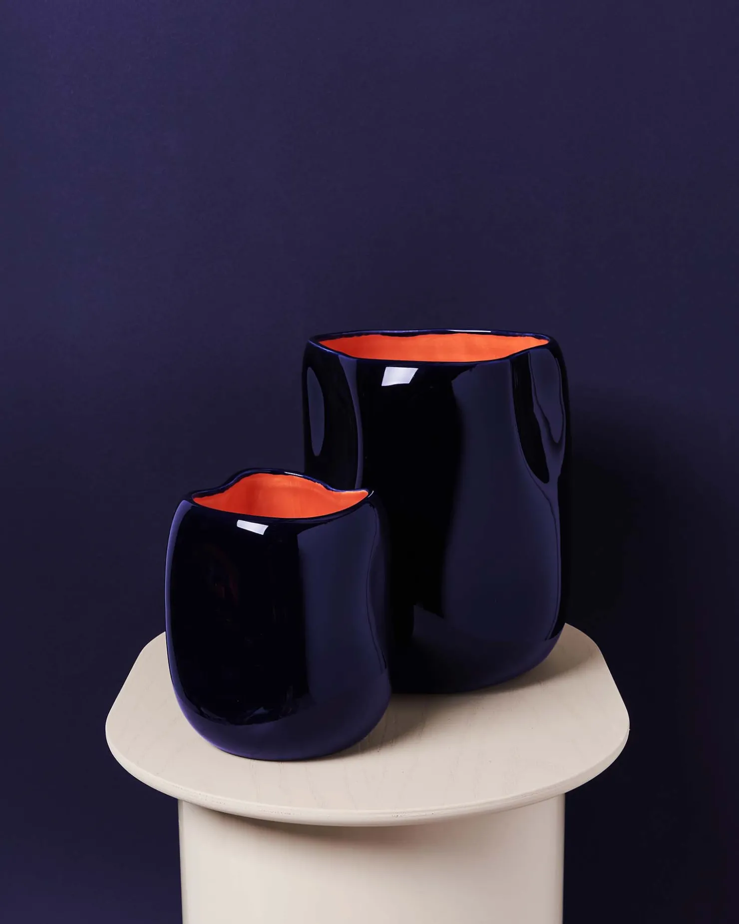 Motel a Miio Große Vasen^João Vase L Blue Coral blau coral