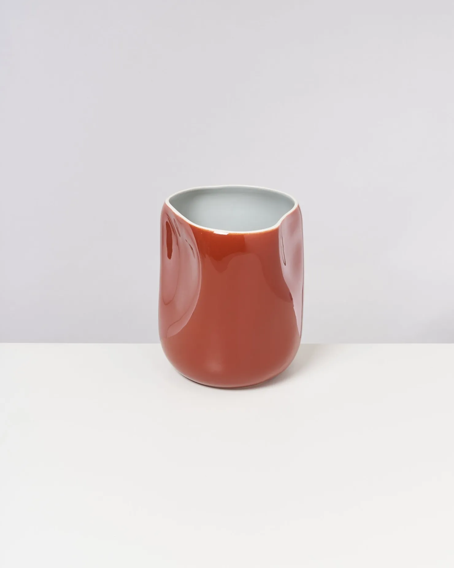 Motel a Miio Große Vasen^João Vase L Copper Lightblue kupfer hellblau