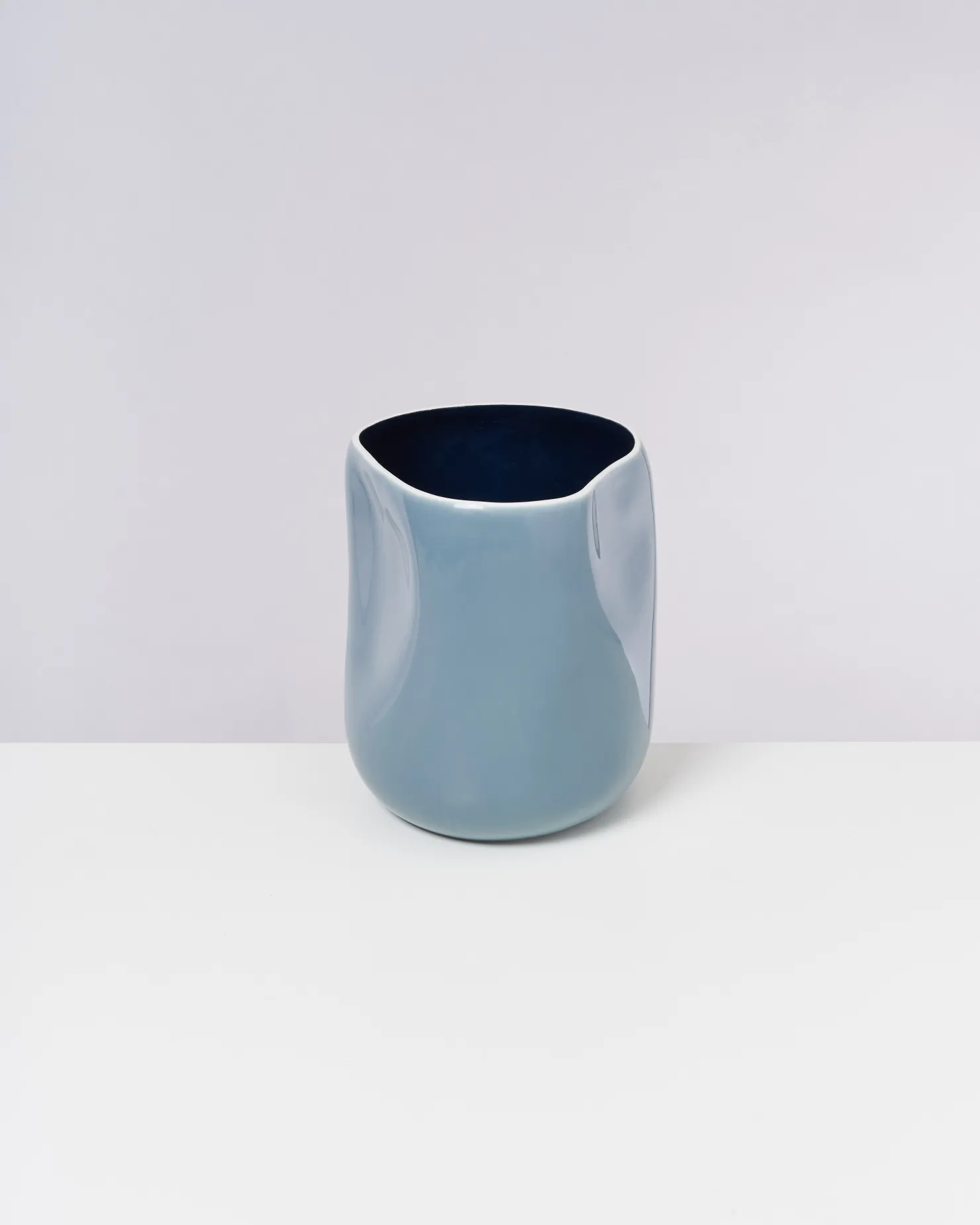 Motel a Miio Große Vasen^João Vase L Greyblue graublau